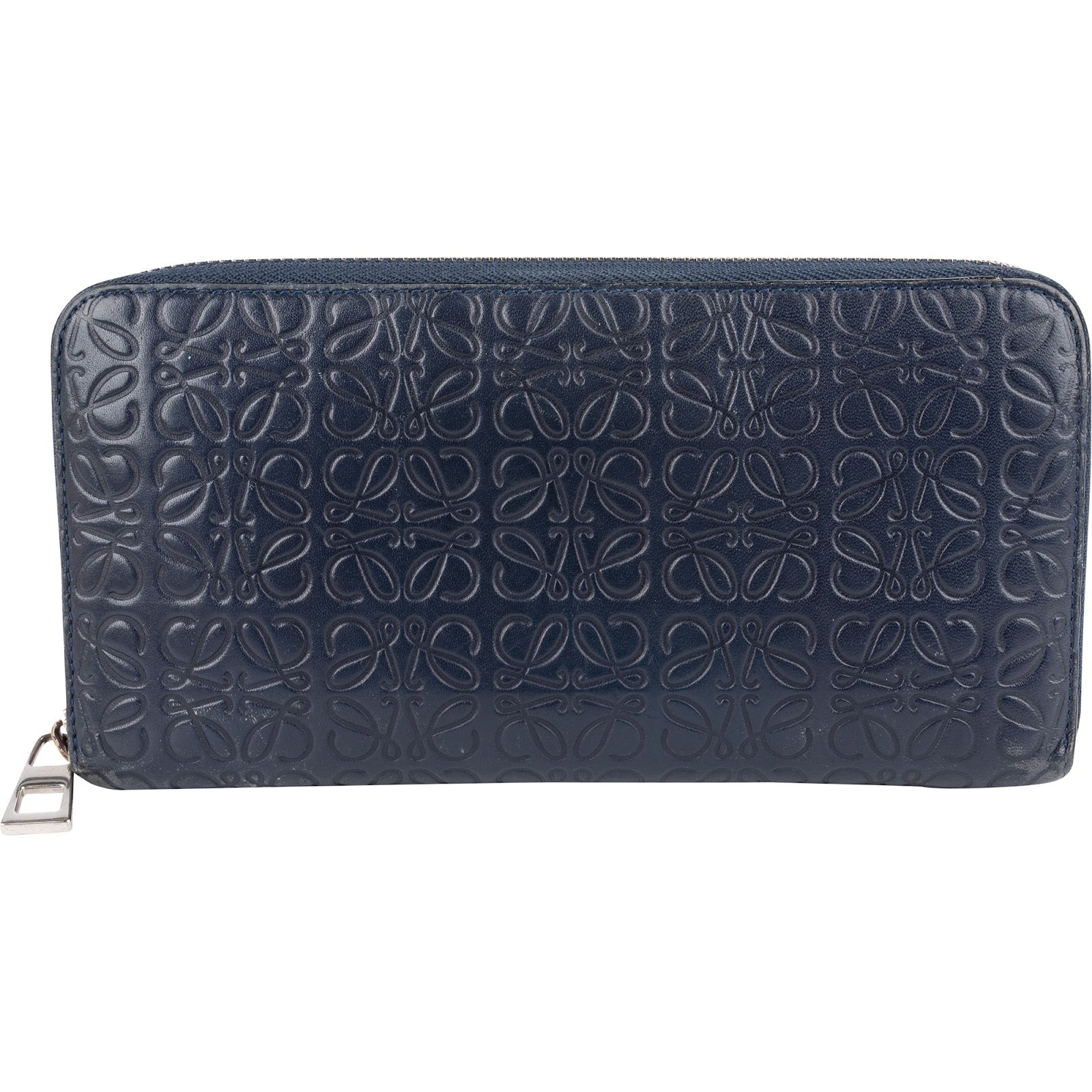 Portfel Loewe Leather Monogram Anagram z zamkiem błyskawicznym
