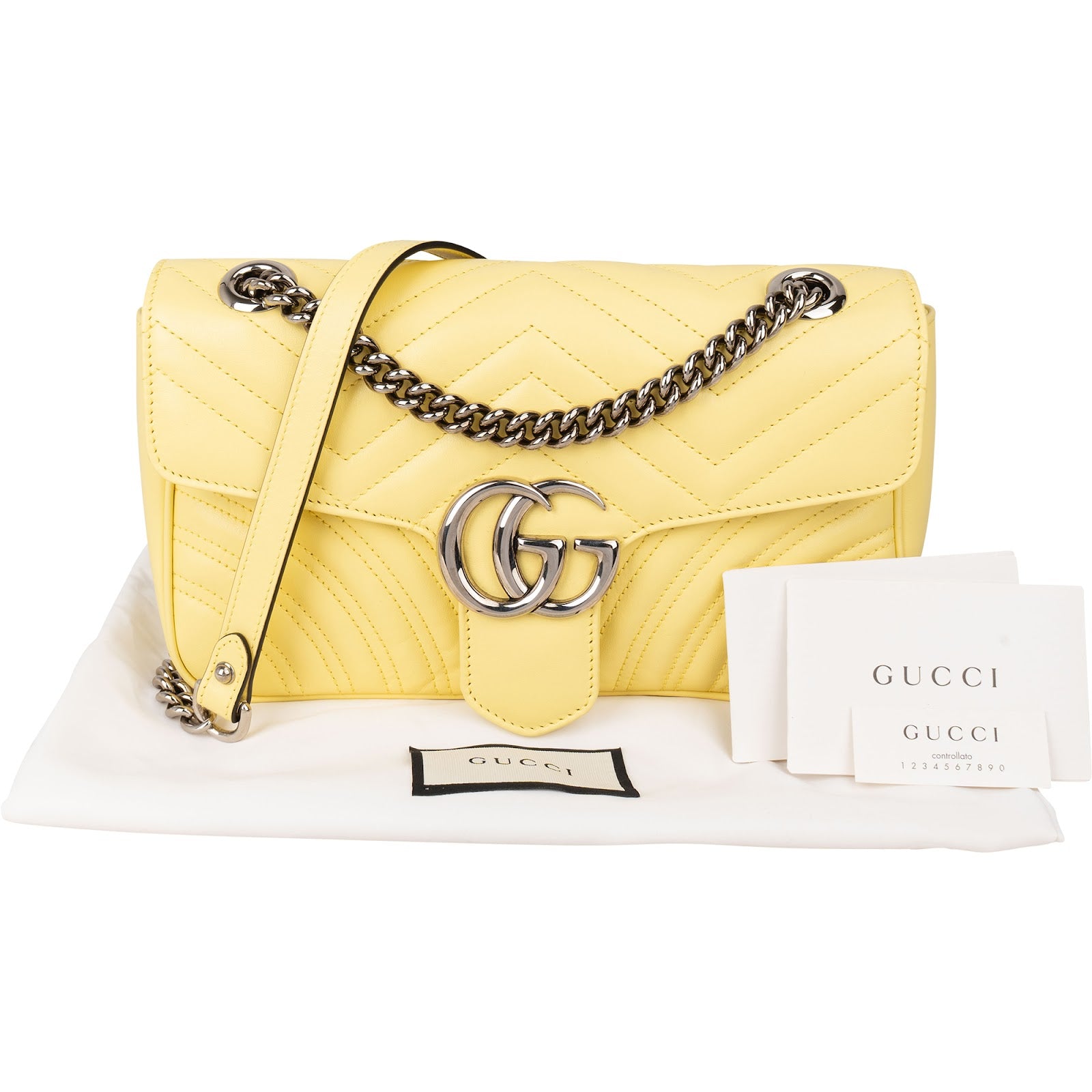 Gucci – Marmont Crossbody Bag in Bright Yellow