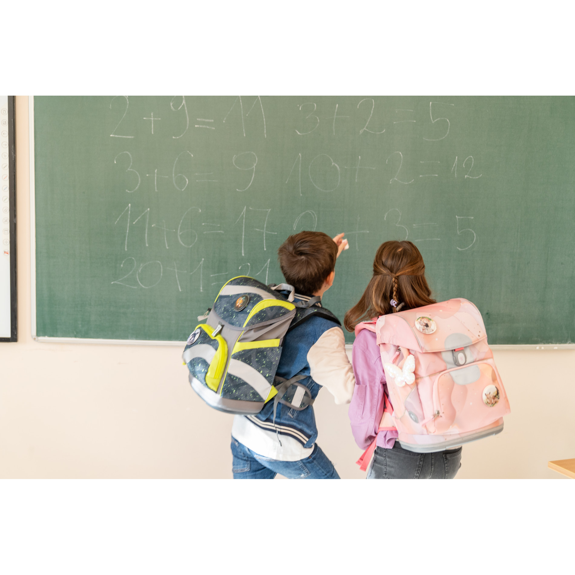 Smarty ergonomisches Schulranzenset 5tlg. - "Green Splash"