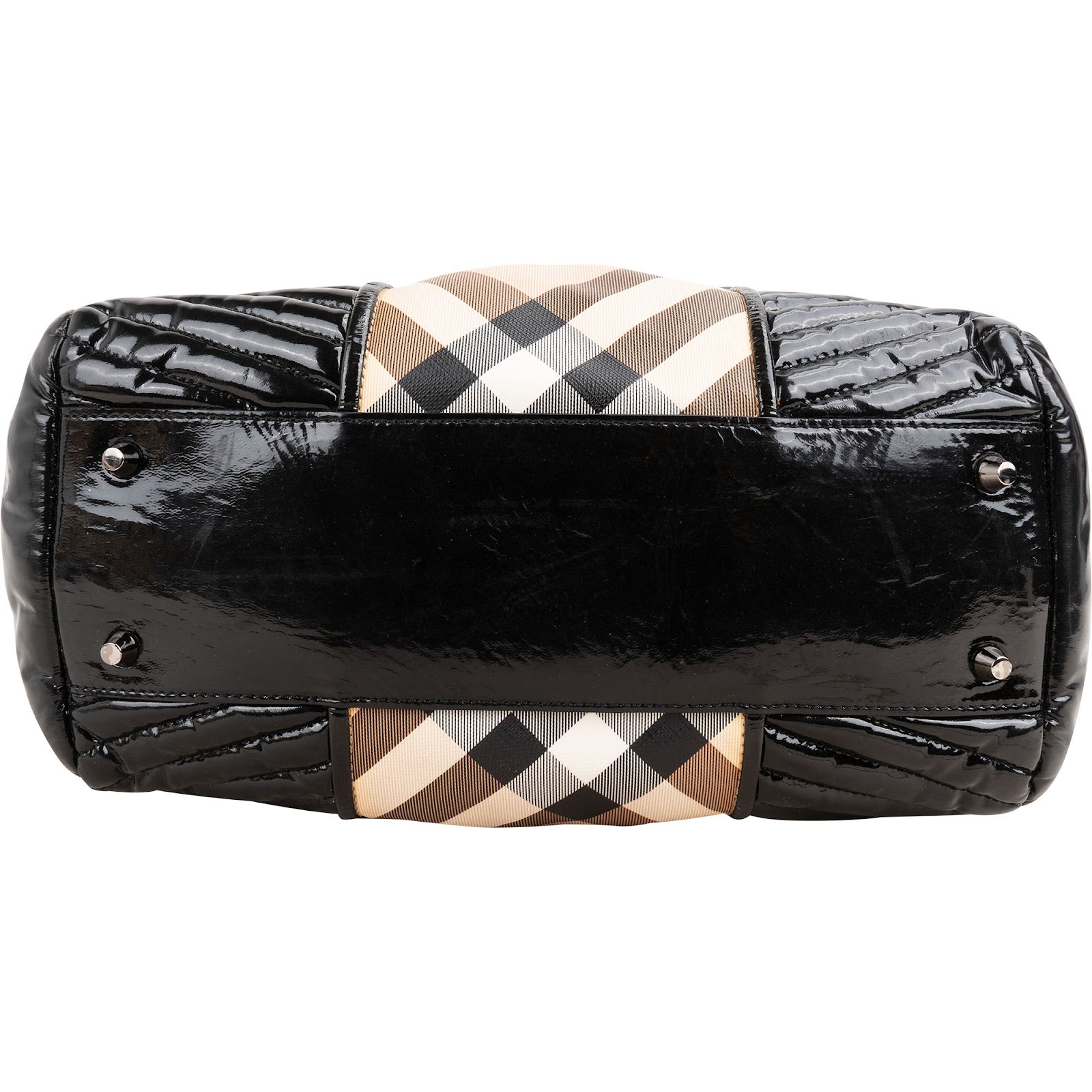 Burberry - Haymarket Check Tote Shoulder Bag