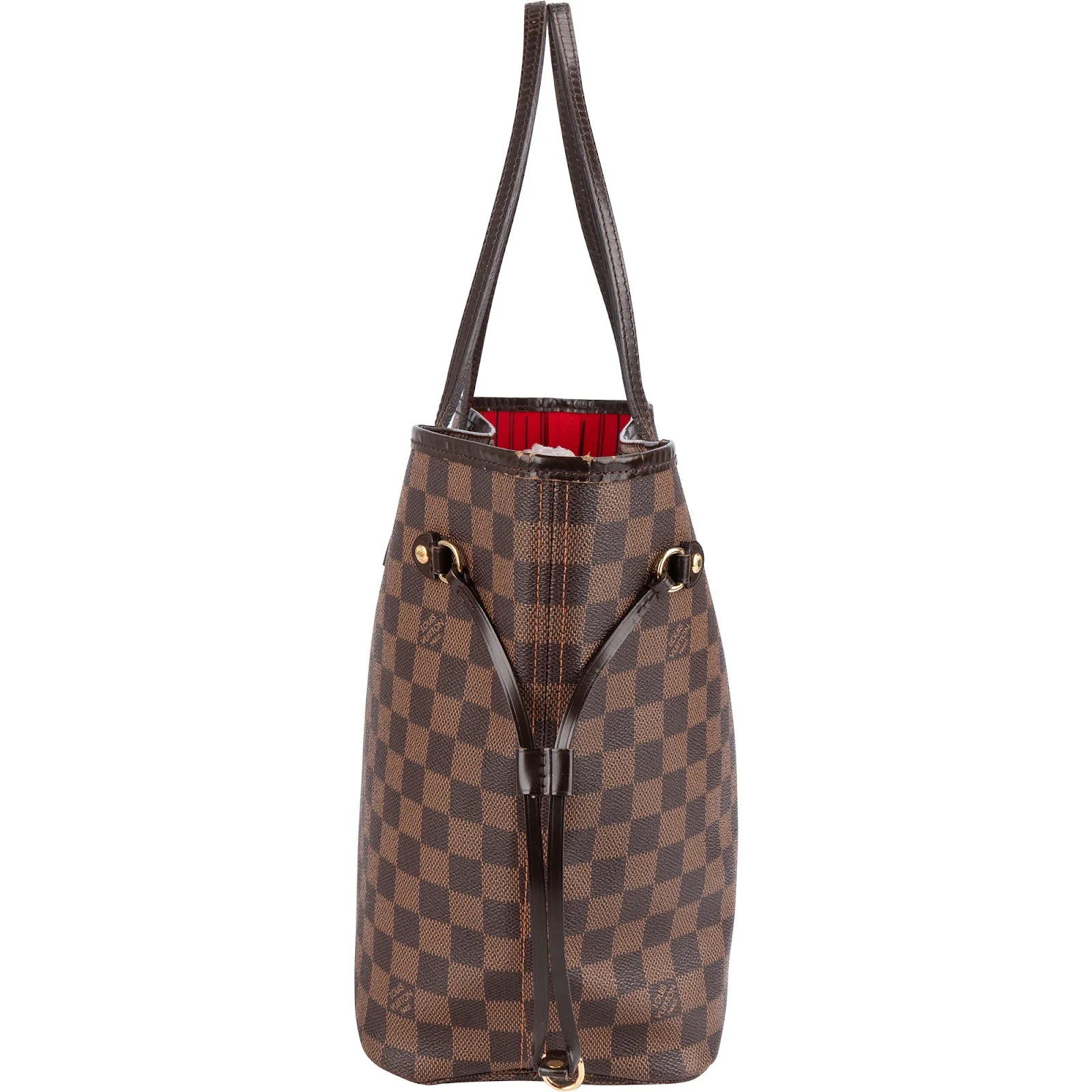 Louis Vuitton Monogram Damier Ebene Canvas Neverfull MM Shopper