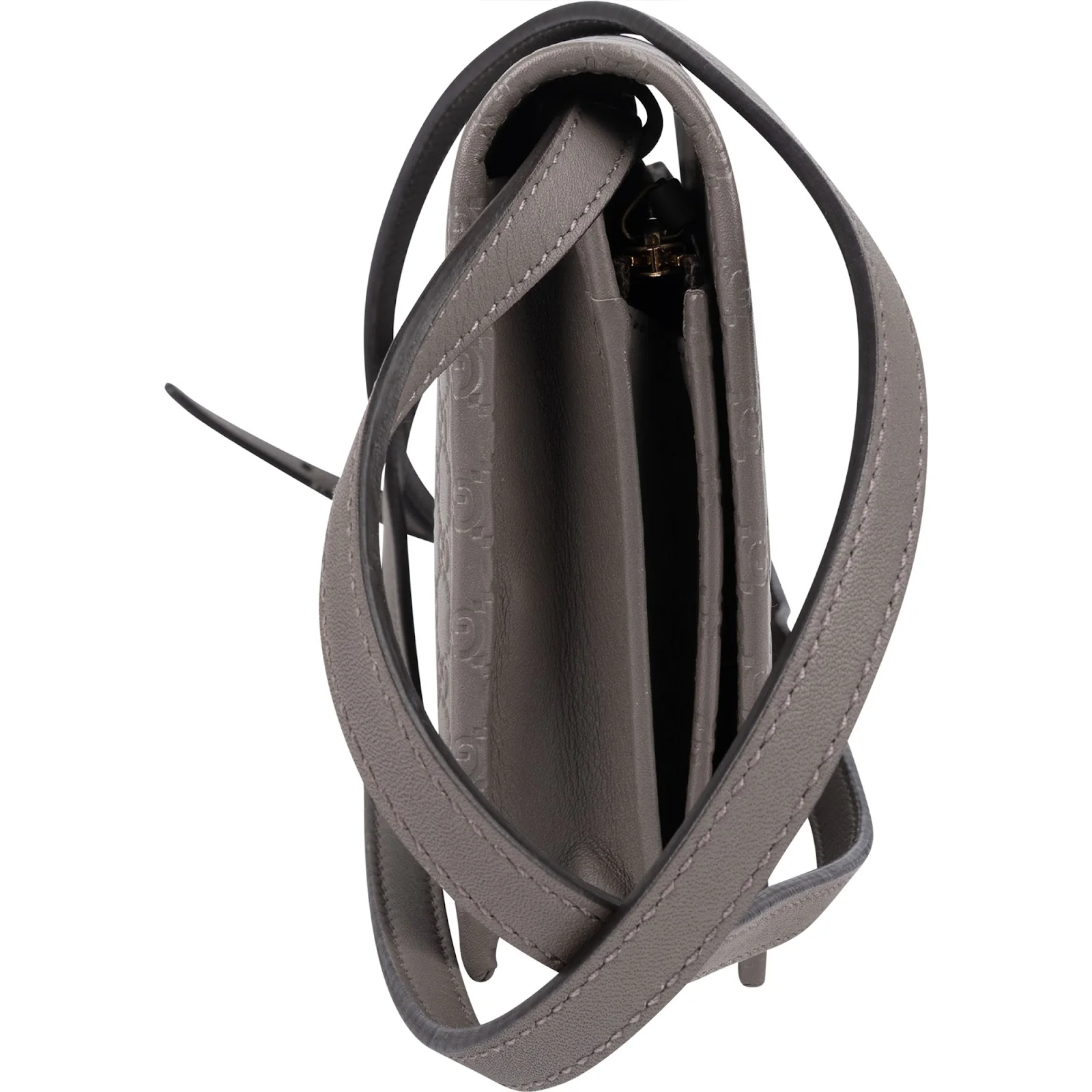 Gucci GG Microguccissima Leather Wallet On Chain Crossbody Bag
