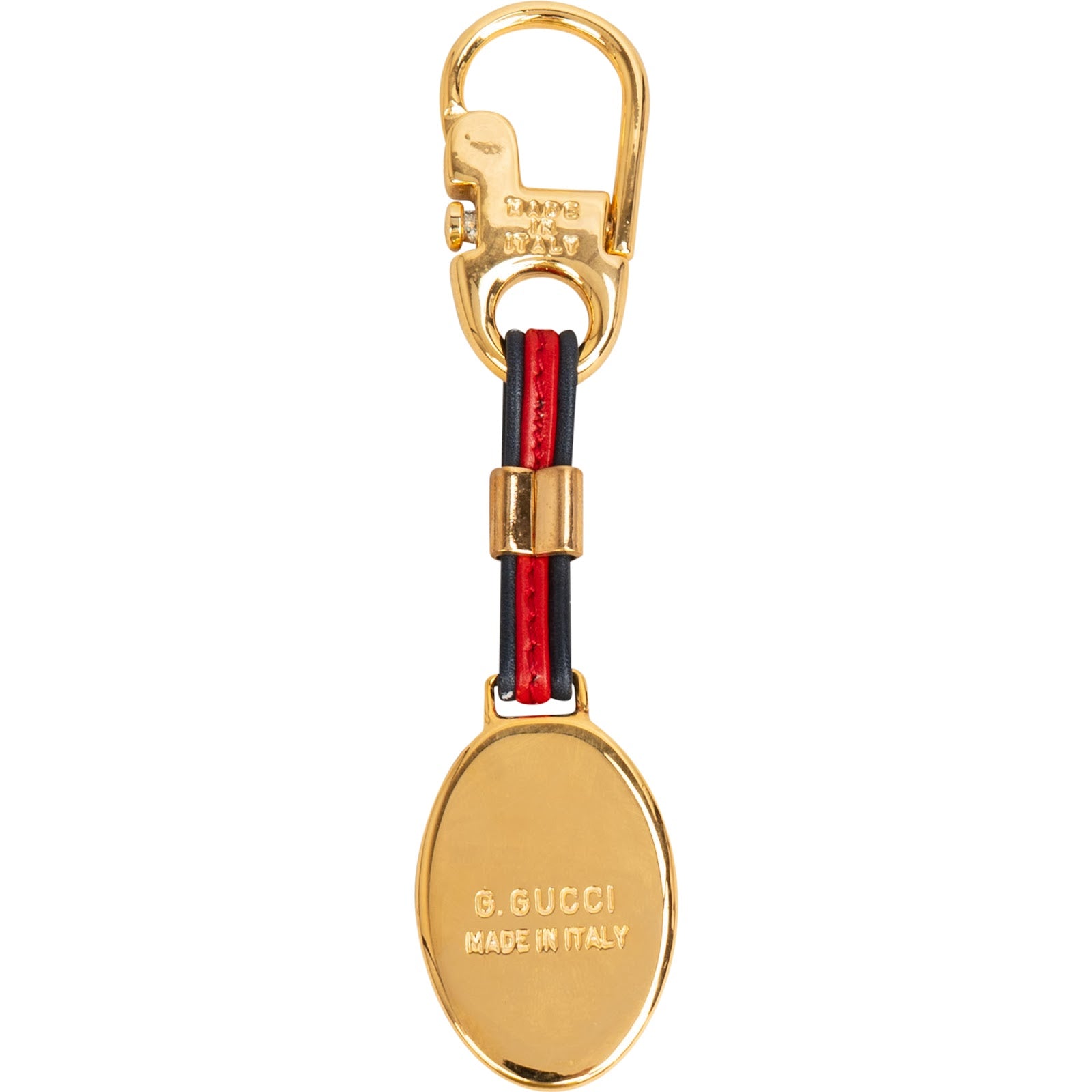 Gucci Web Stripe Interlocking G Schlüsselanhänger