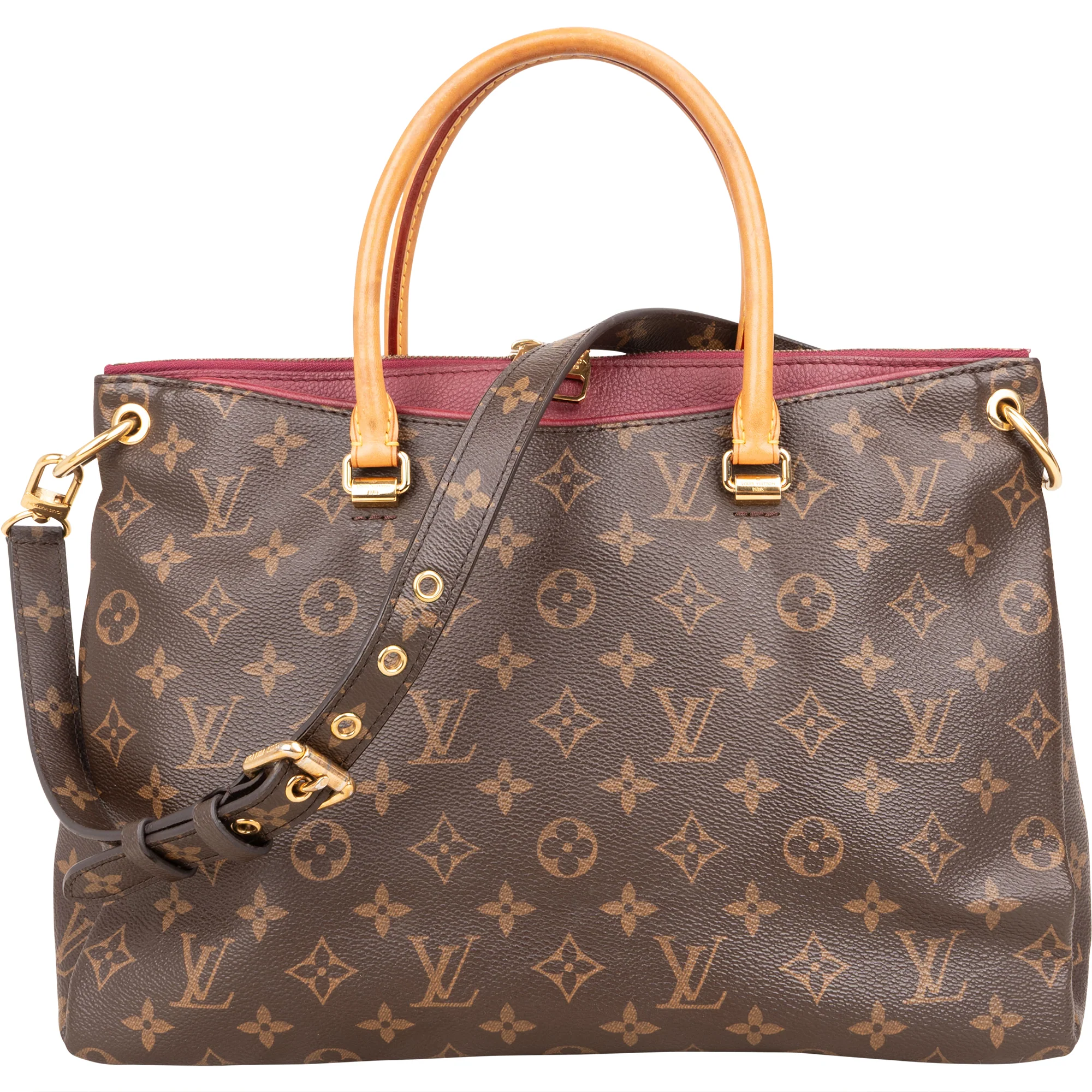 Louis Vuitton Monogram Canvas Pallas MM Handbag
