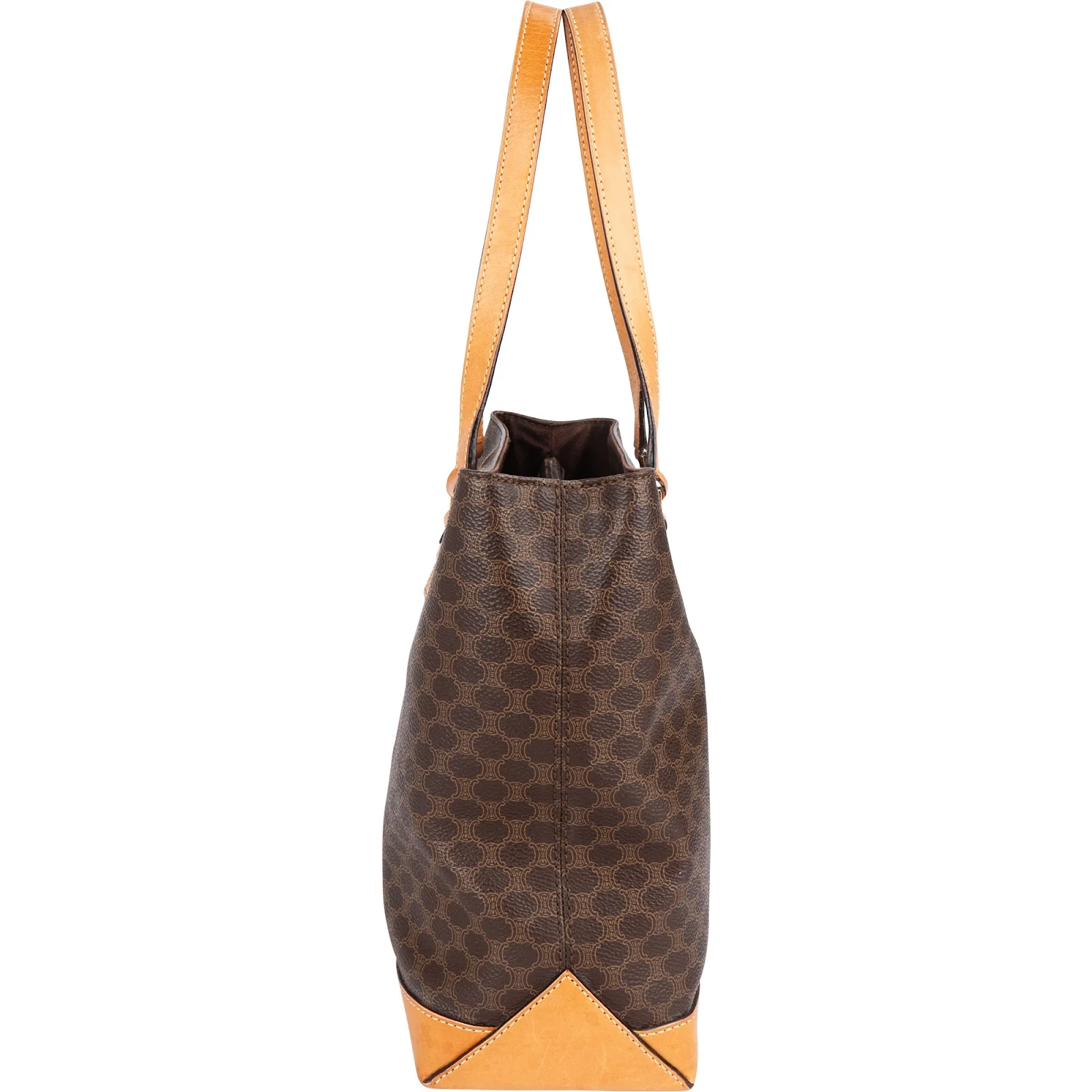 Celine Monogram Macadam Canvas Vertical Handbag