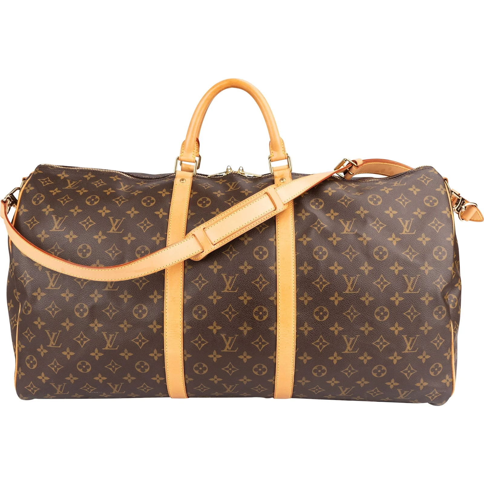 Louis Vuitton Monogram Canvas Keepall 60 Bandoulière Reisetasche