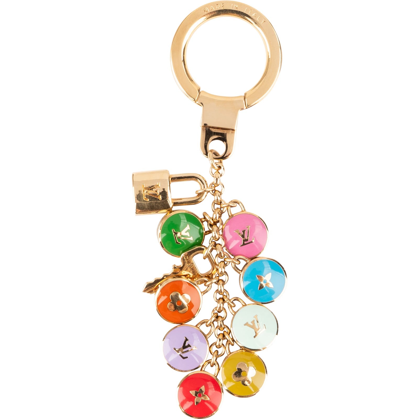 Louis Vuitton - Multicolor Pastilles Chain Schlüßelanhänger