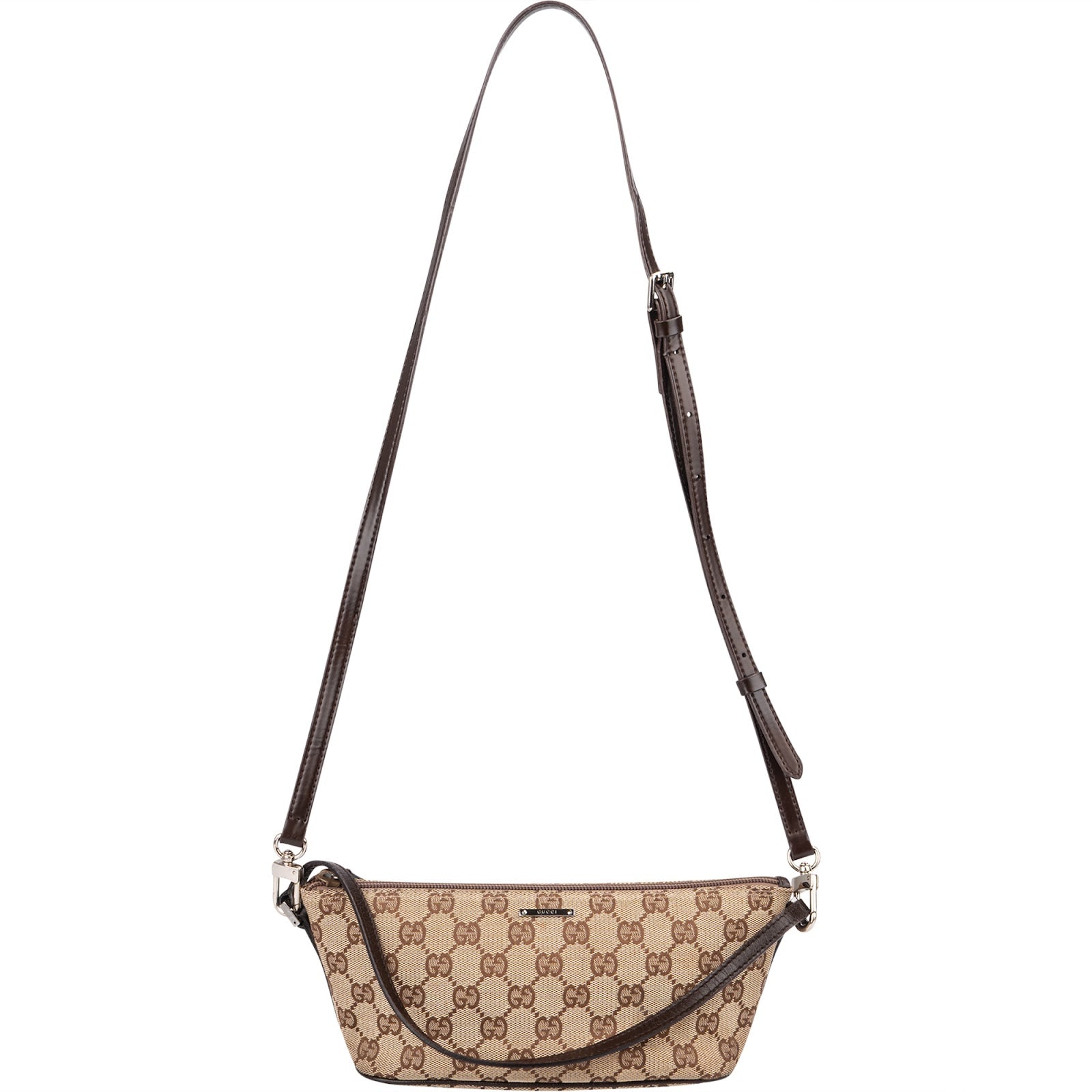 Gucci Monogram GG Canvas Pochette Handbag