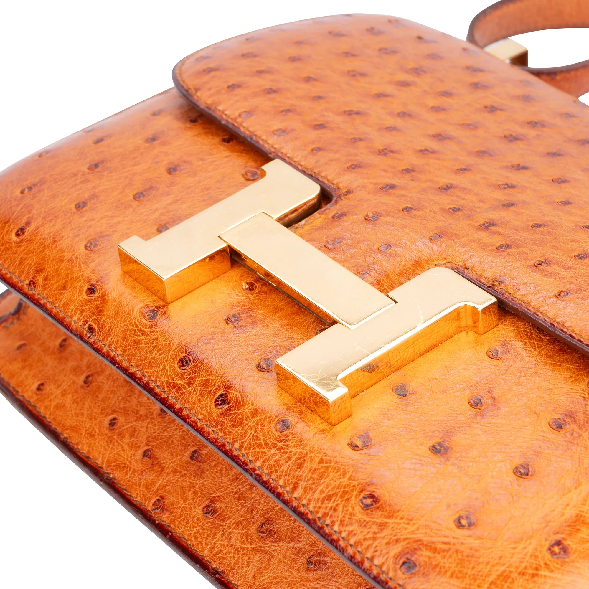 Hermes Ostrich Constance 23 Shoulder Bag