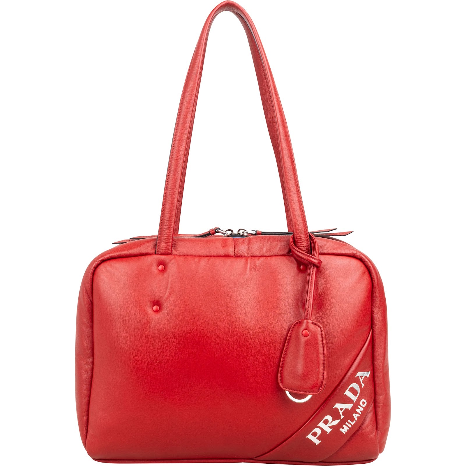 Prada – Schoudertas van zacht, gewatteerd kalfsleer