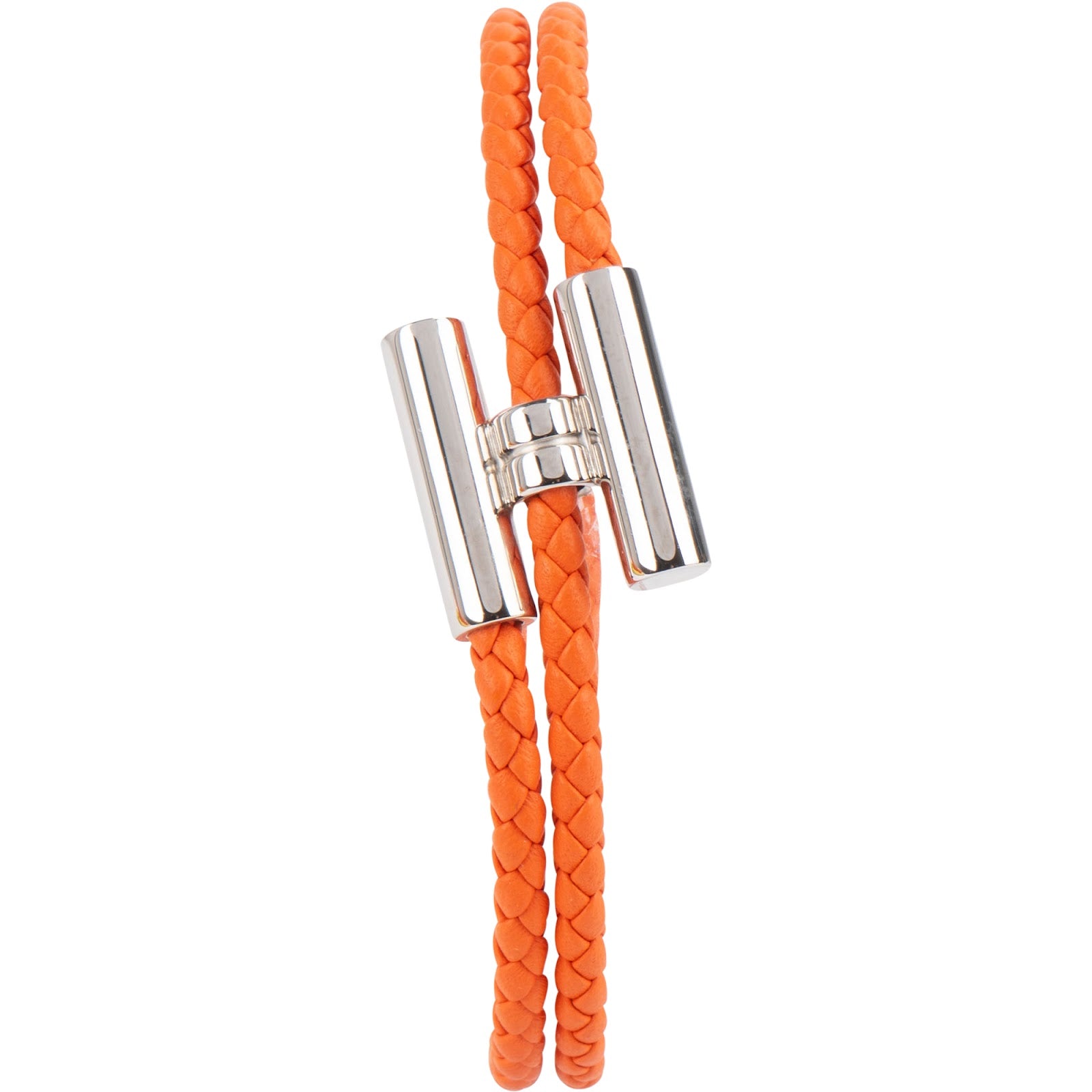 Hermès Tournis Tressé Braided Leather Bracelet