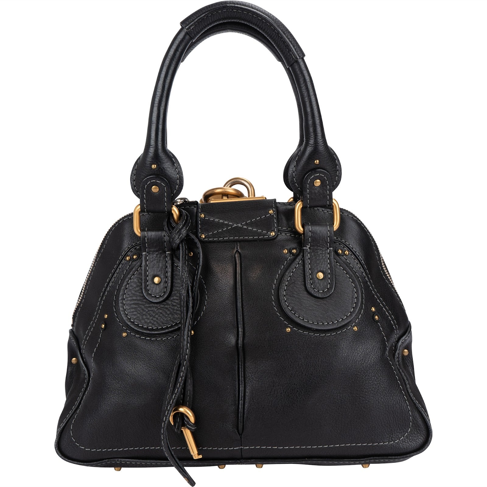 Chloé Leather Paddington Bowling Handbag