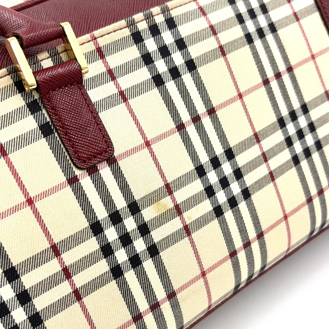 Burberry Shoulder bag multicolor Leather Canvas