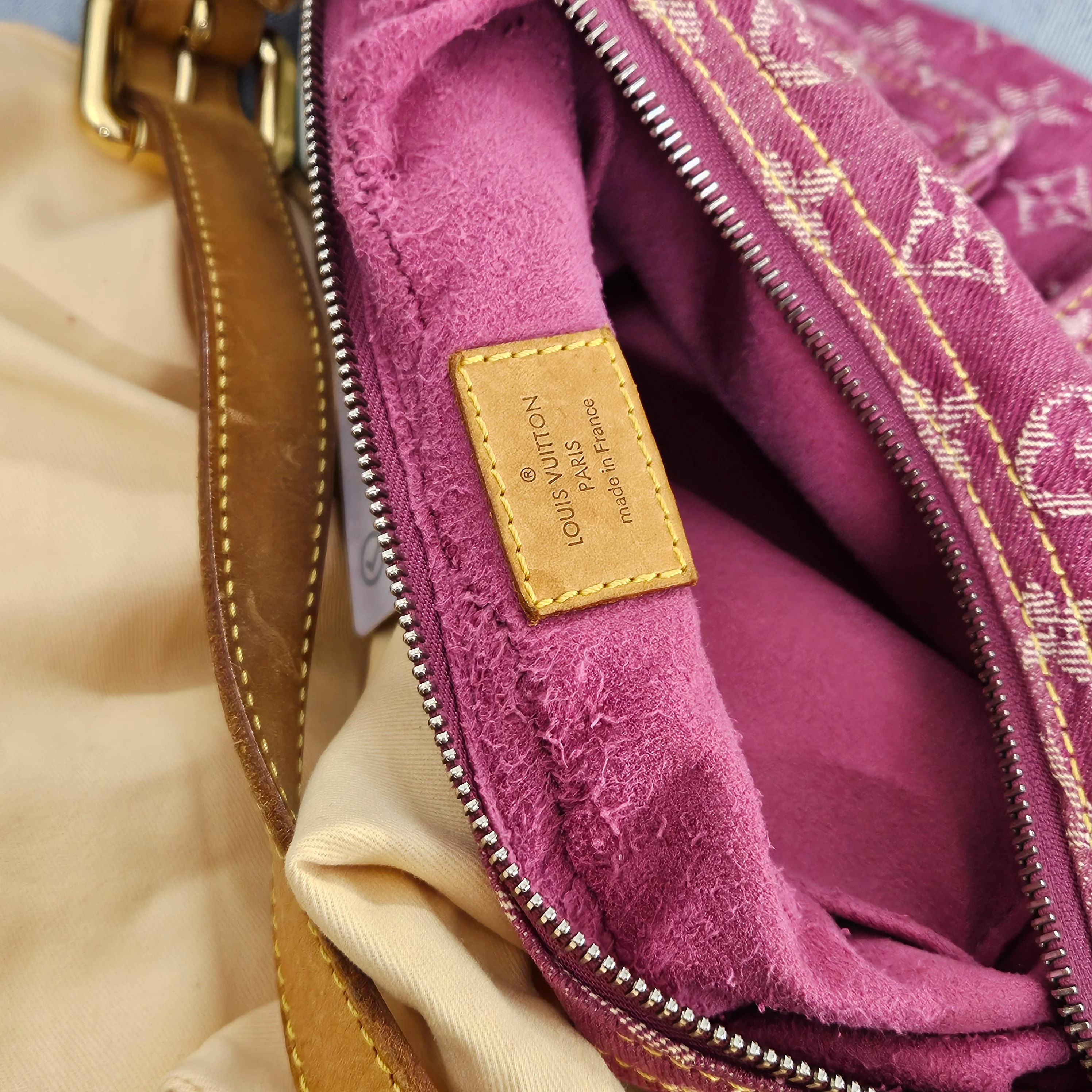 Louis Vuitton Monogram Denim Baggy PM Shoulder Bag