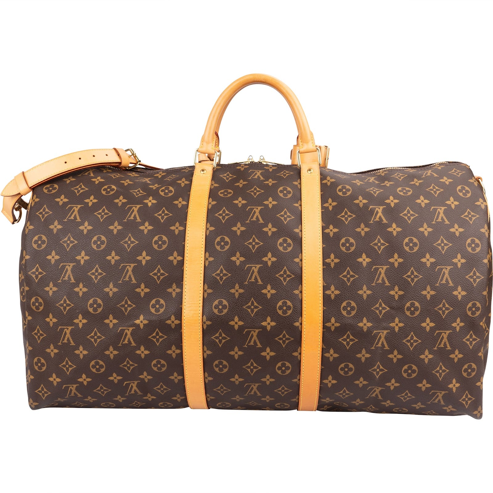 Louis Vuitton Monogram Canvas Keepall 60 Bandoulière Reisetasche