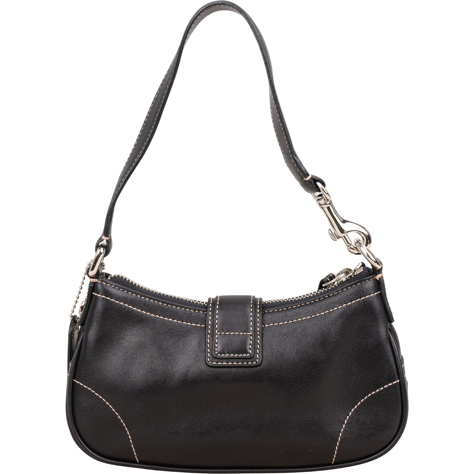 Coach Leather Soho Buckle Clutch Bag