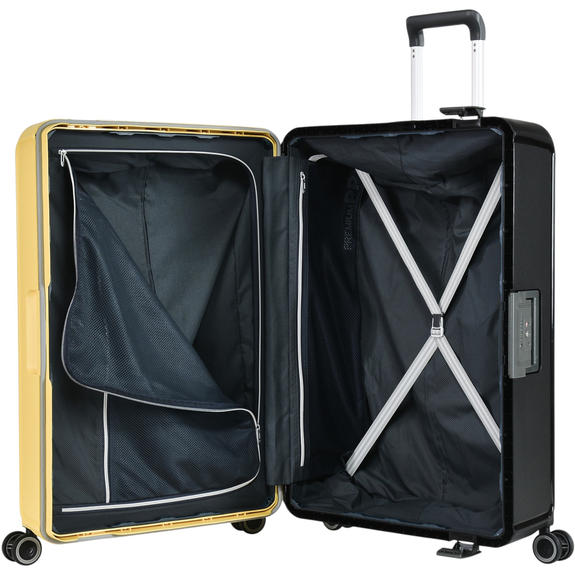 VERTICA Trolley L Special Edition (76 cm) - schwarz/gelb