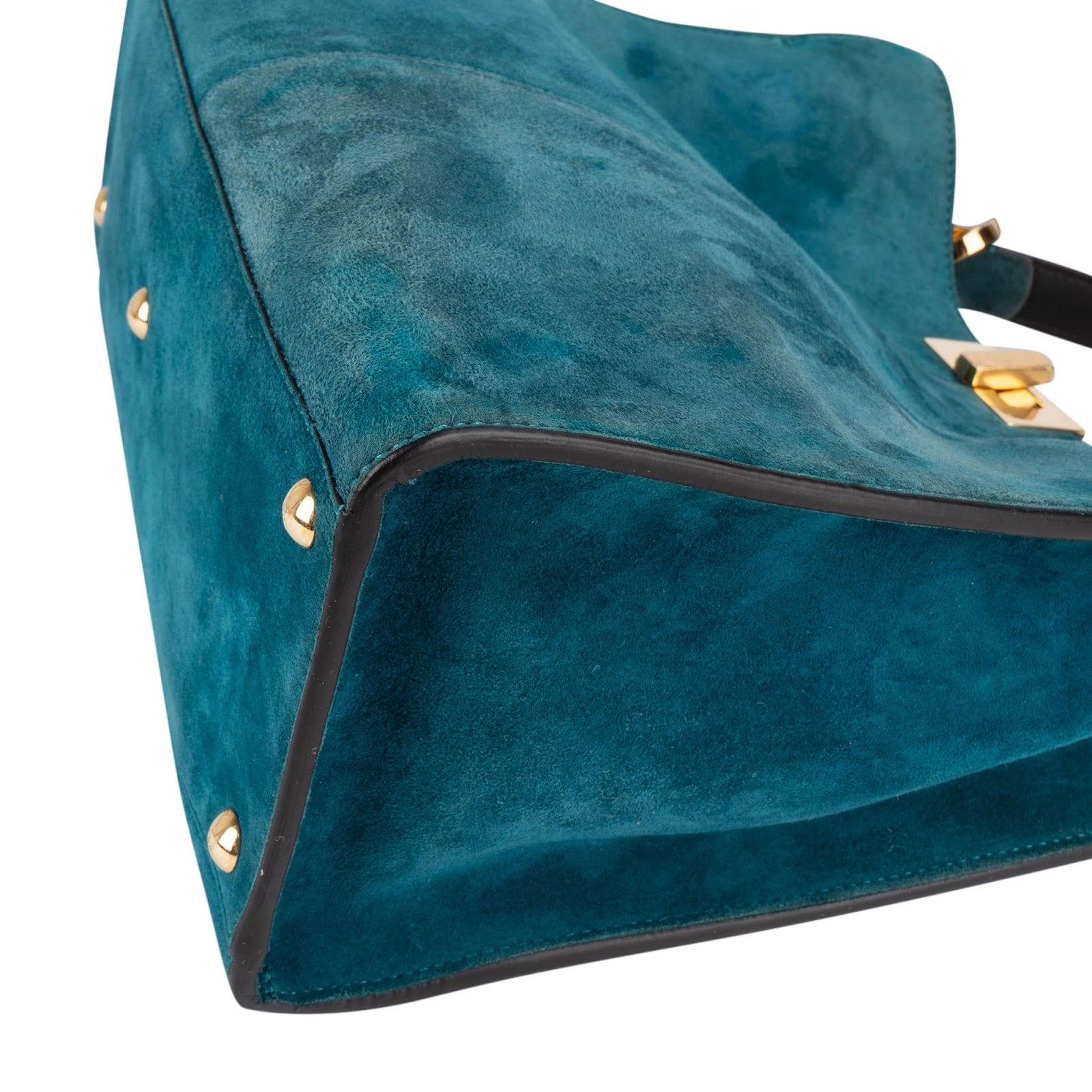 Fendi Suede Peekaboo Handbag