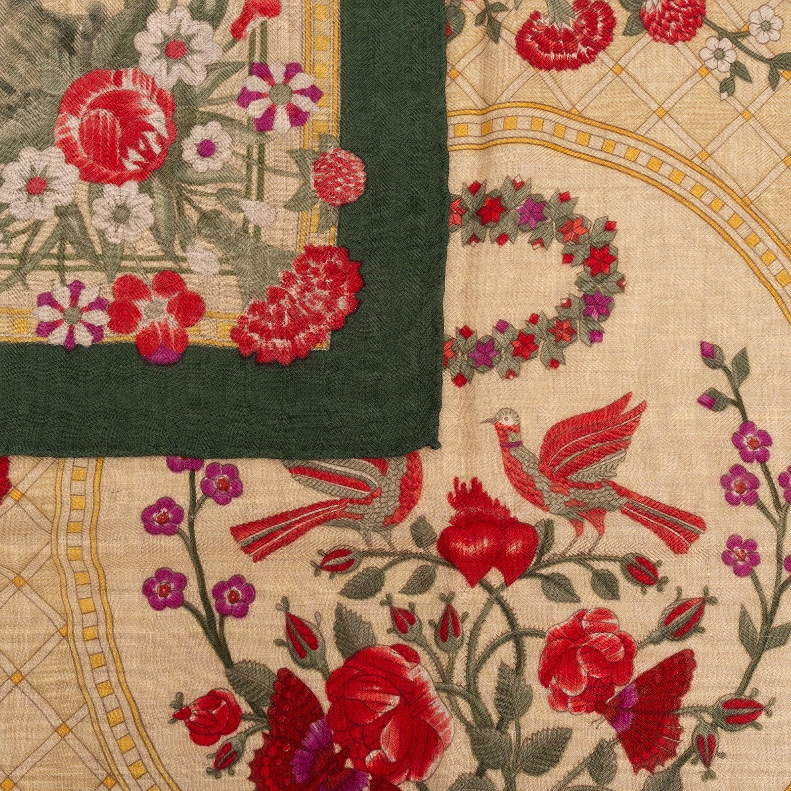 Hermès Jeux de Paille 90 Tuch Scarf