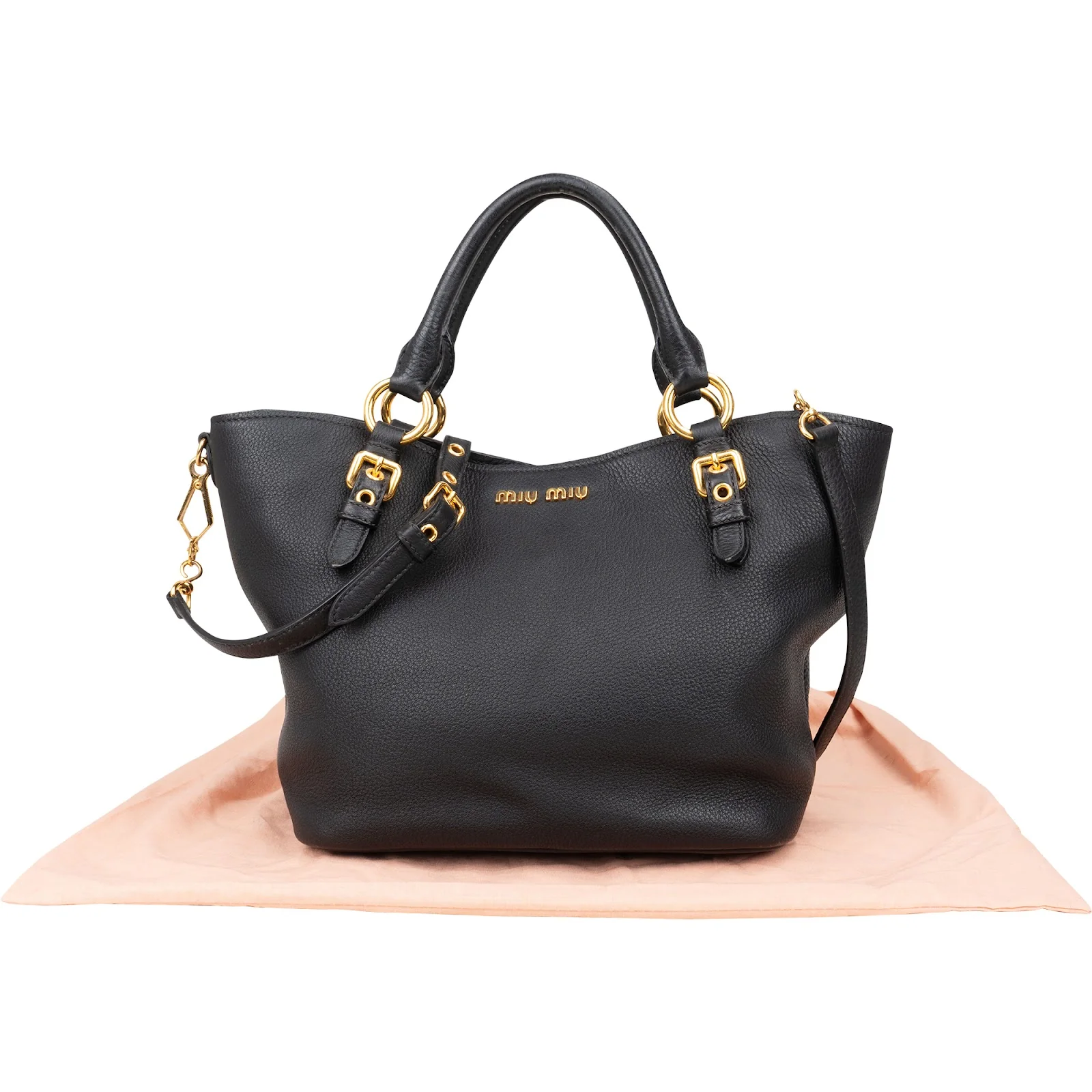 Miu Miu Vitello Daino Leather Small Handbag