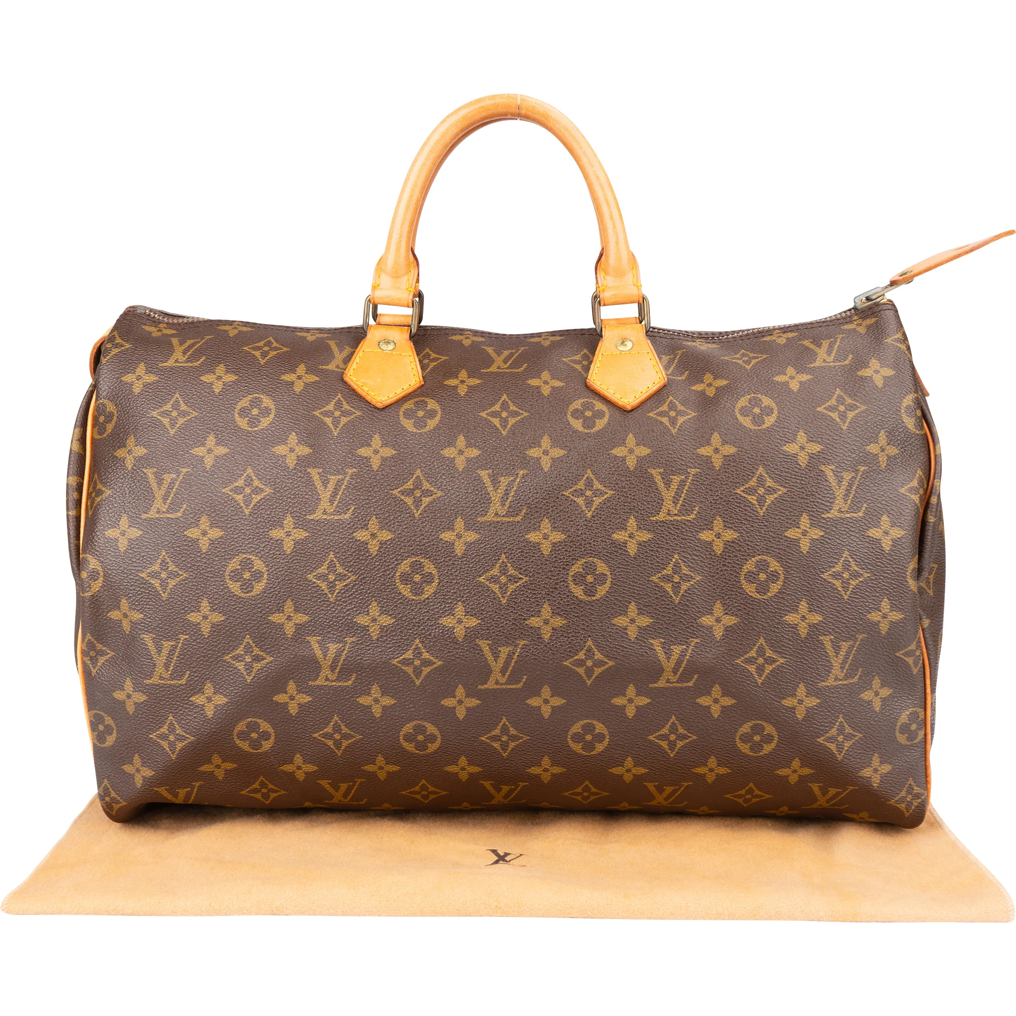 Louis Vuitton Canvas Monogram Speedy 40 Boston Bag