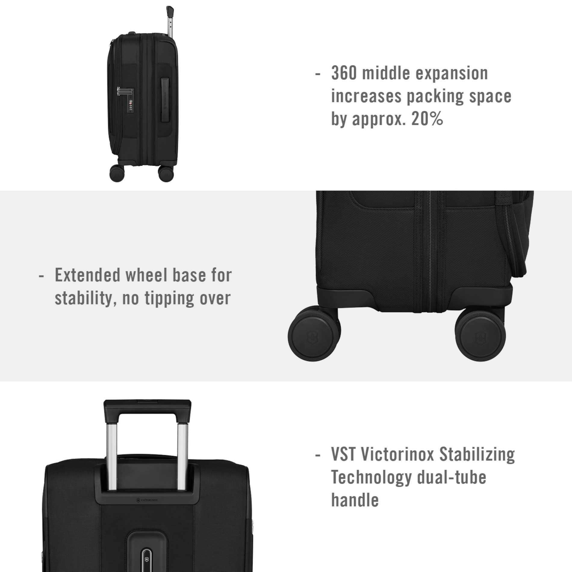 Werks Traveler 7.0 Global Carry-On - Black