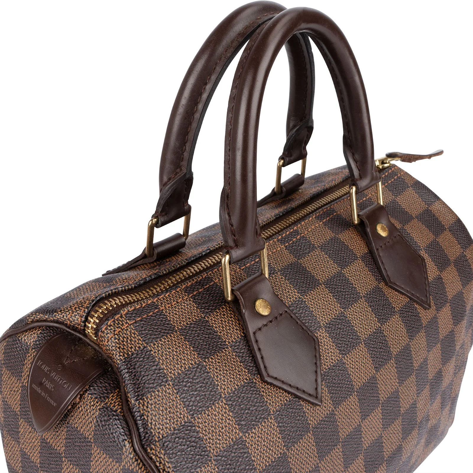 Louis Vuitton Damier Ebene  Speedy 25 Boston Bag