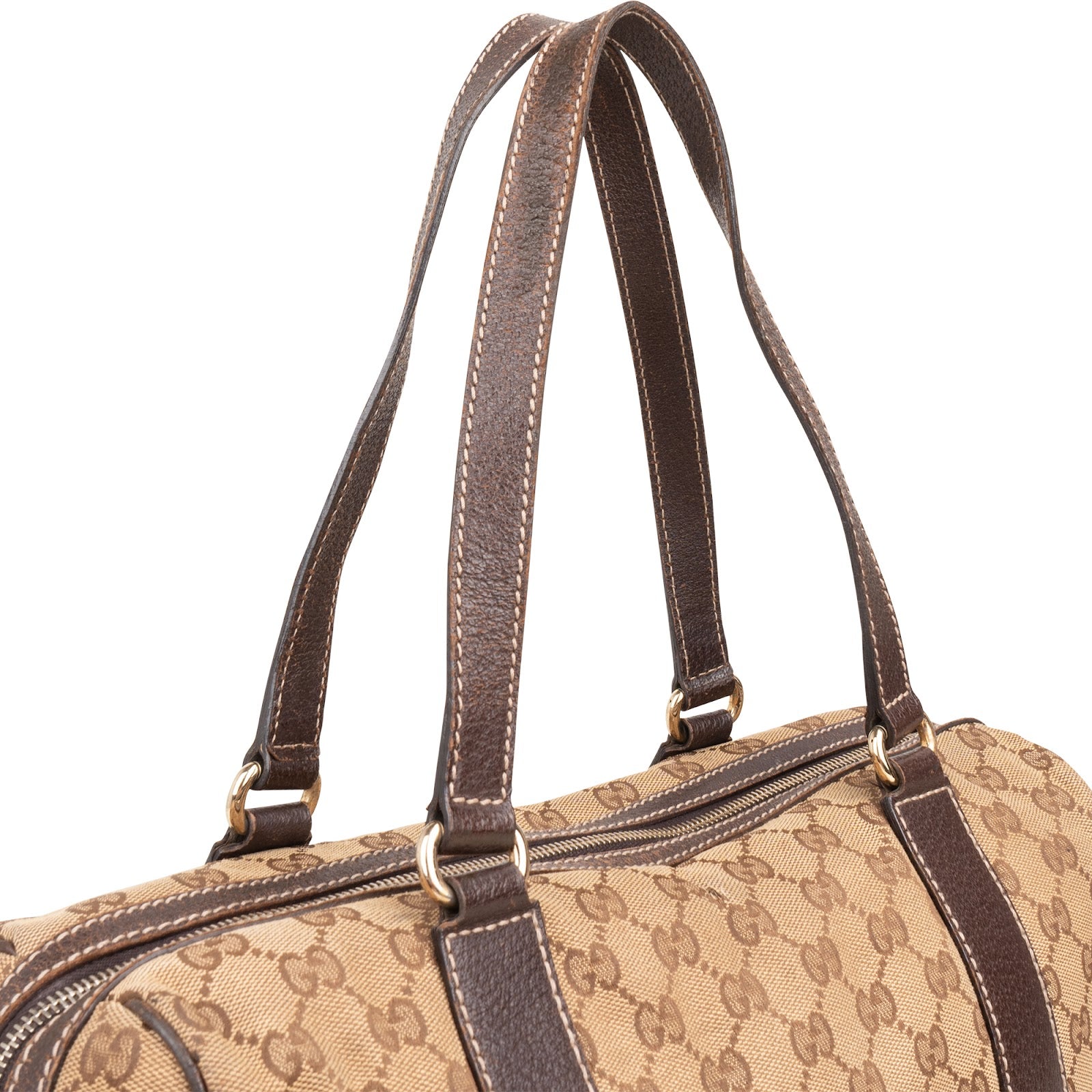 Gucci - Monogram GG Canvas Boston 35 Shoulder Bag