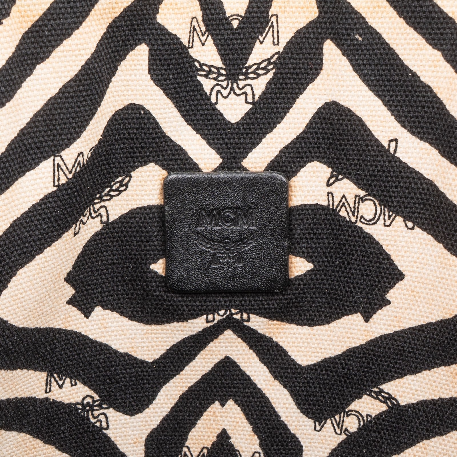 MCM Monogram Visetos Liz Shopper Tote Shoulder Bag