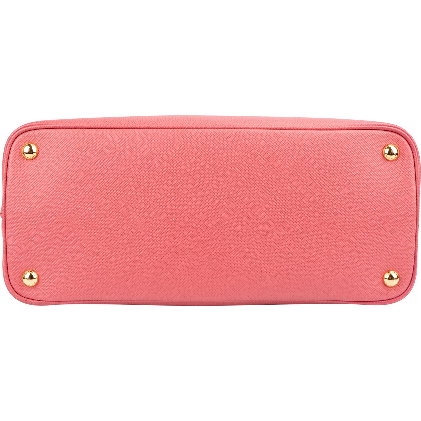 Prada - Roze Saffiano-handtas met dubbele riem