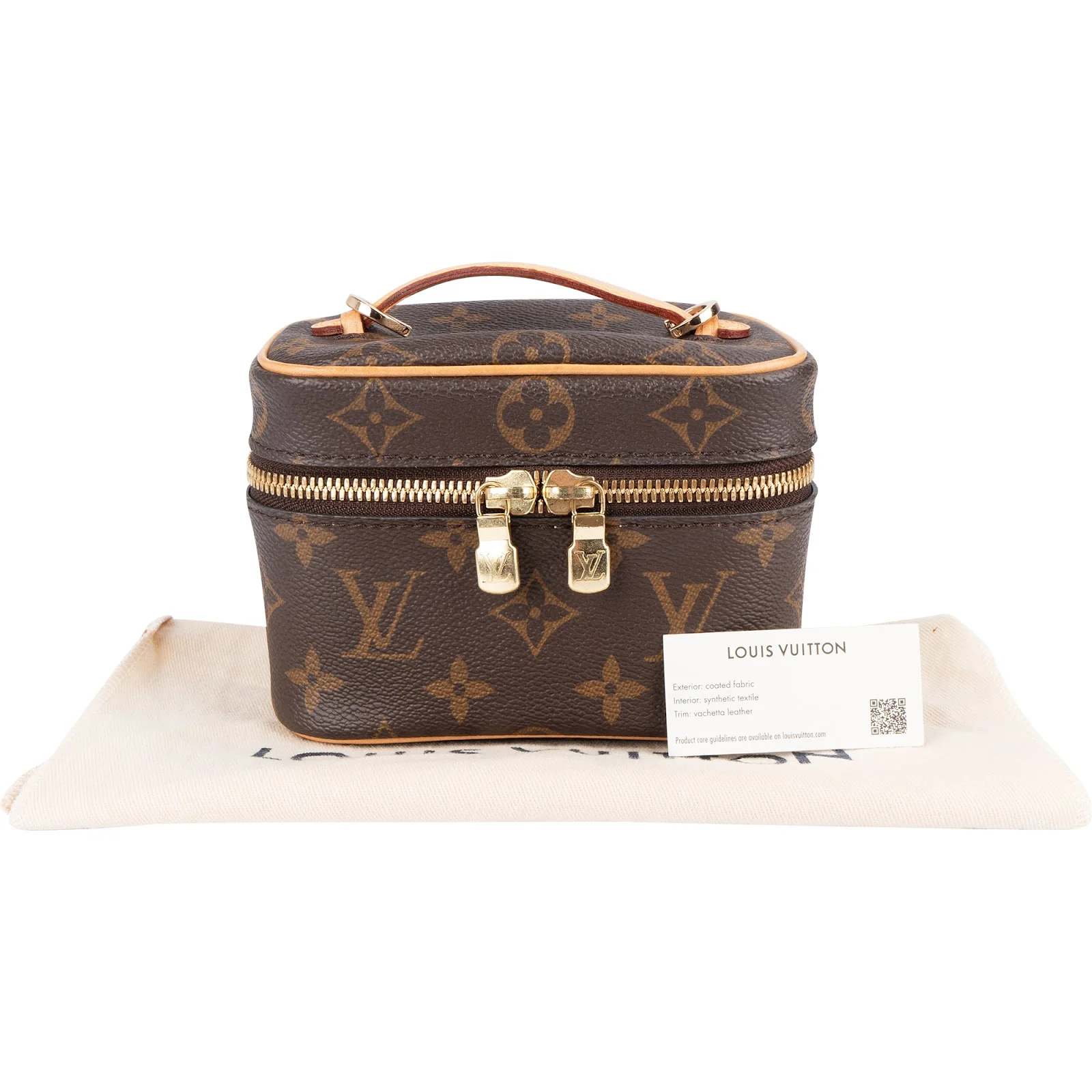 Louis Vuitton Monogram Canvas Nice Nano Vanity Kosmetikkoffer