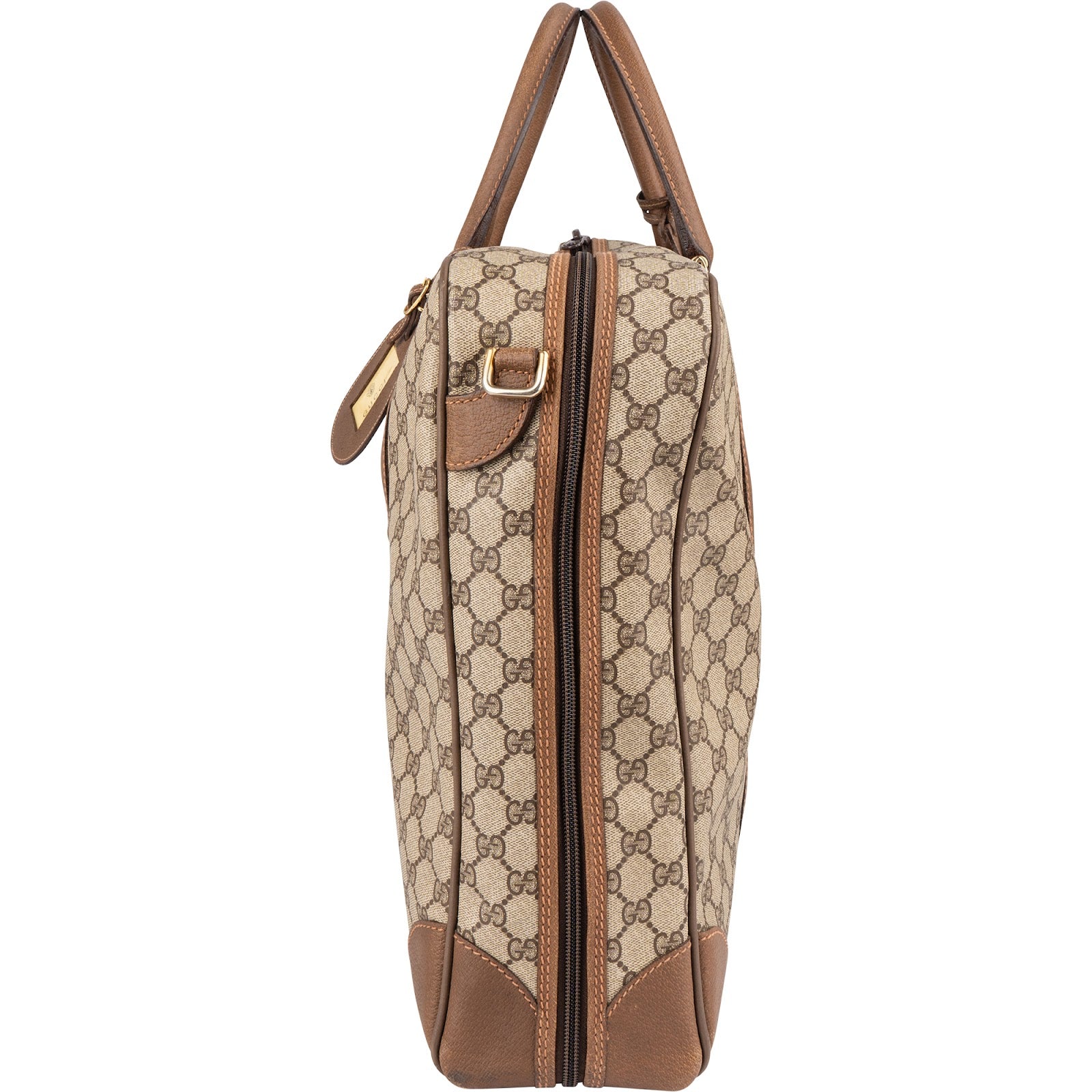 Gucci - GG Supreme Zip Around 55 Reisetasche