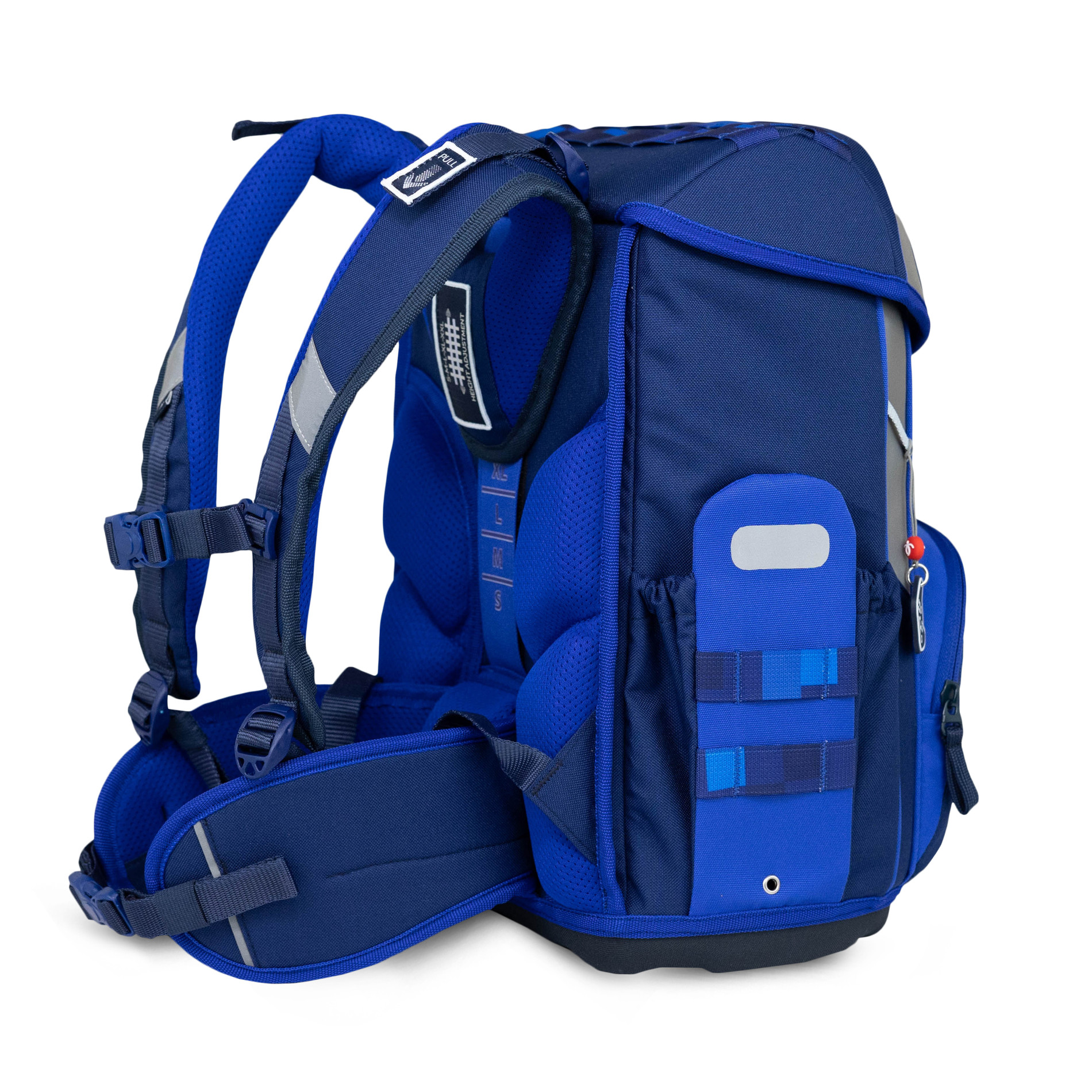 Belmil Maxi Plus Premium Schulranzen Set 5-teilig "Pixel Storm"