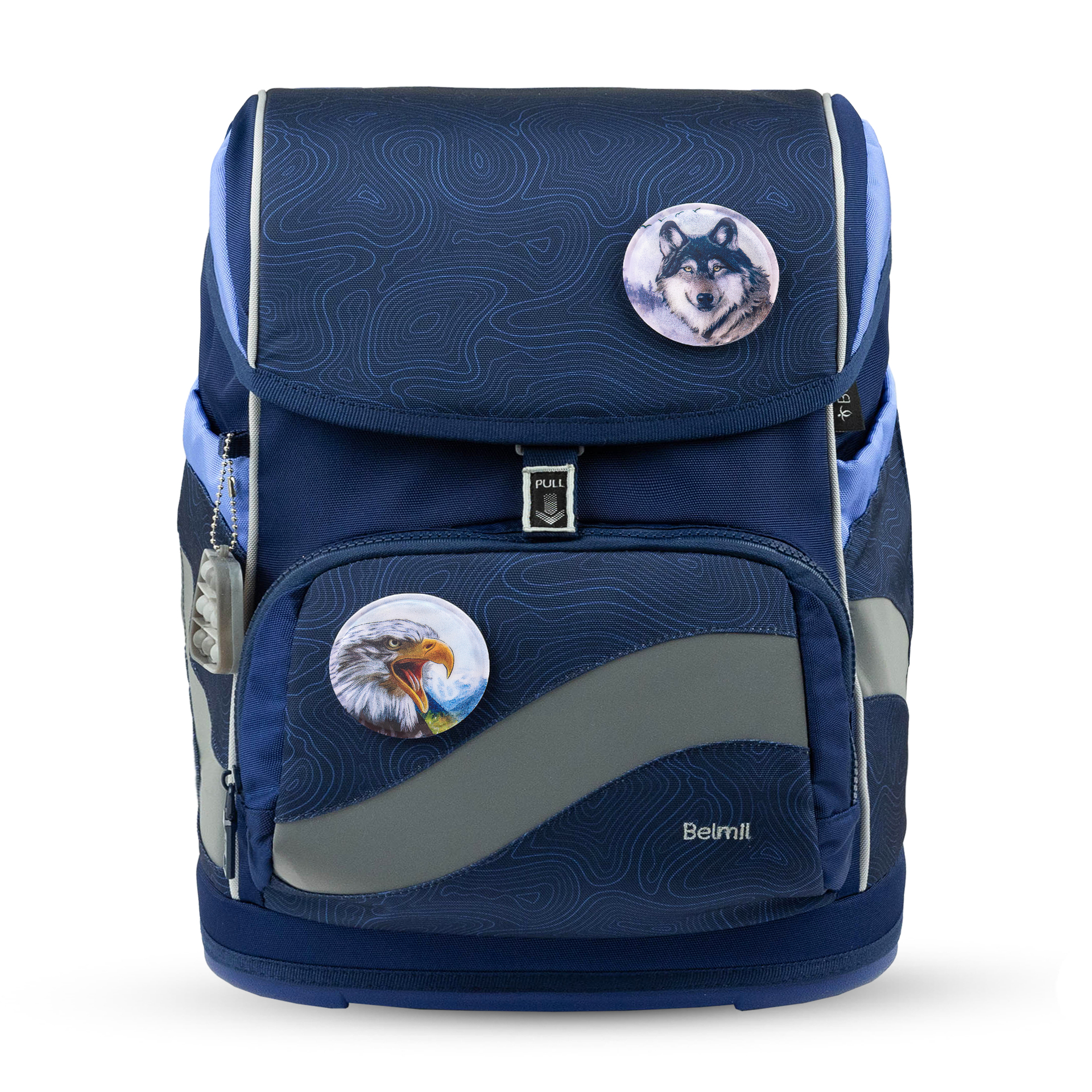 Smarty Plus Schulranzenset 5-teilig - "Topographic"