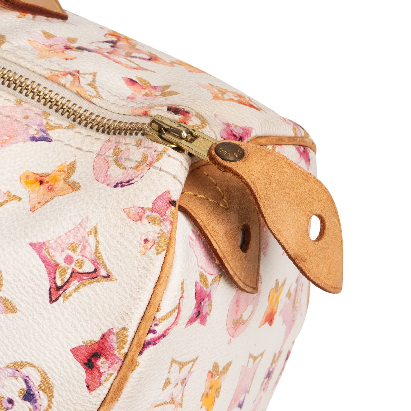 Louis Vuitton Limited Monogram Richard Prince Watercolor Speedy 35 Boston Bag