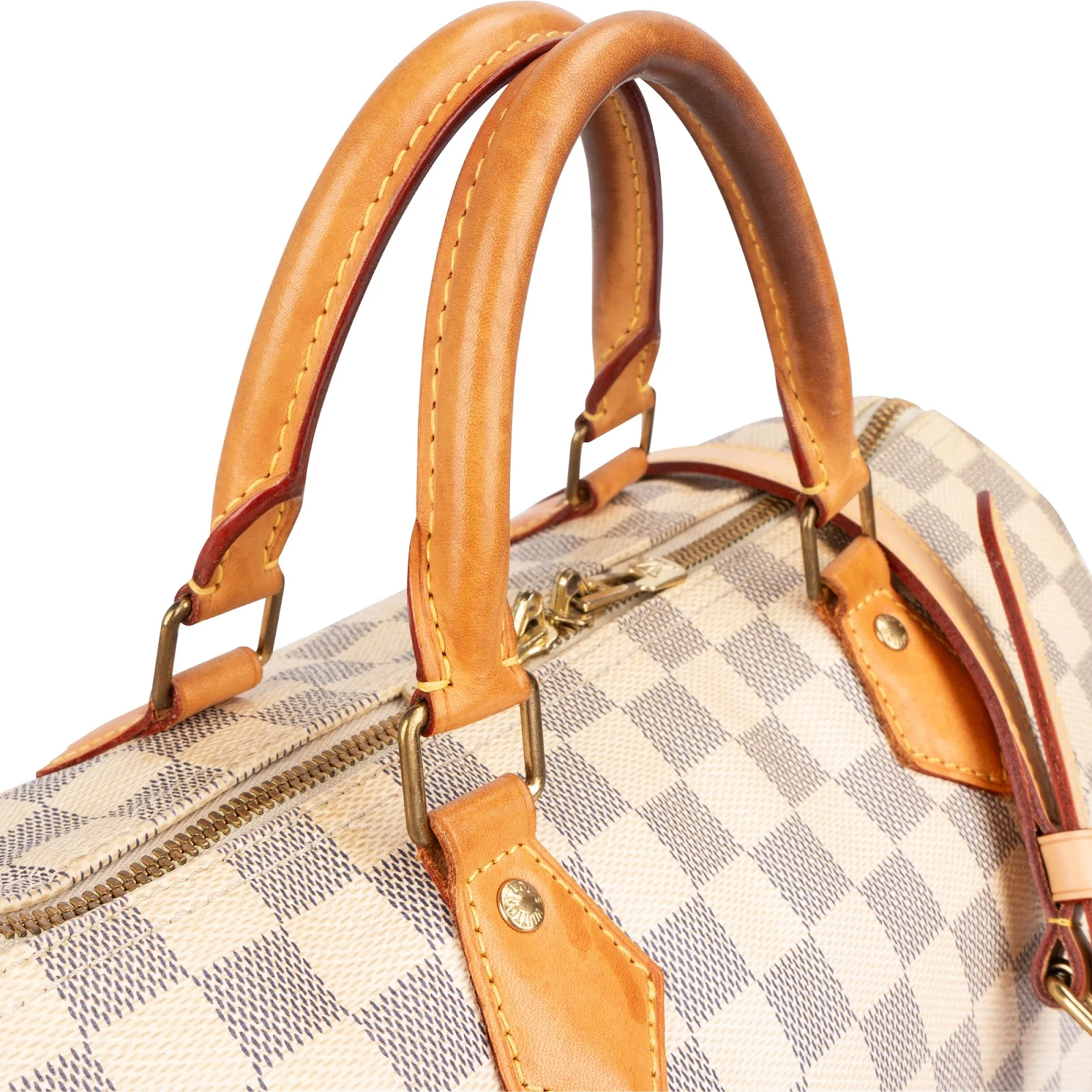 Louis Vuitton Monogram Damier Azur Canvas Speedy 30 Bandoulière Handbag