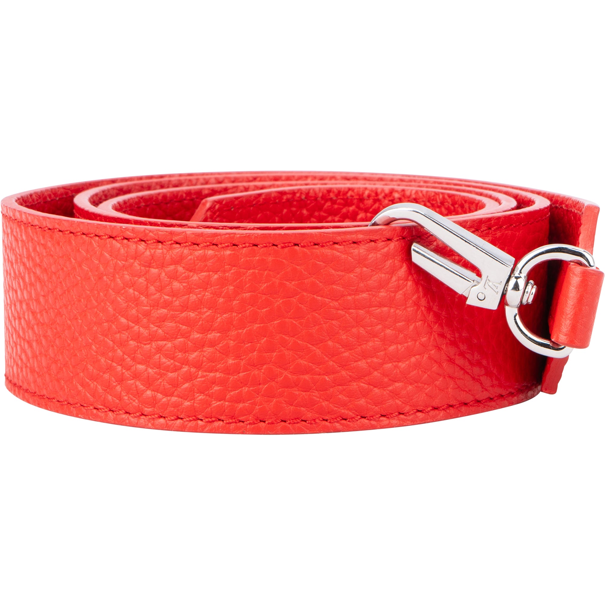 Louis Vuitton Red Leather Capucines Bags Strap