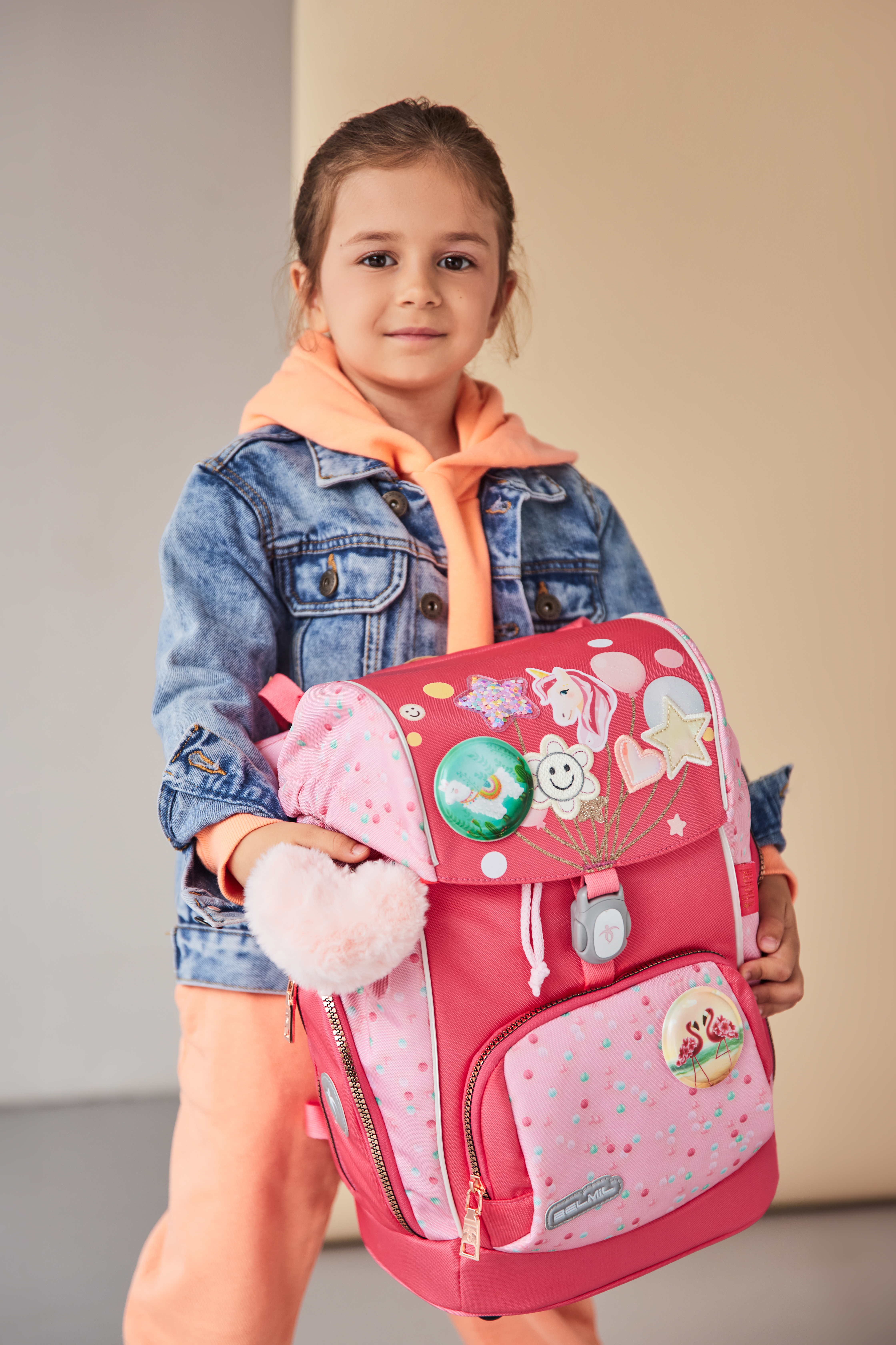 5-częściowy zestaw tornistrów Comfy Plus - Rose Quartz