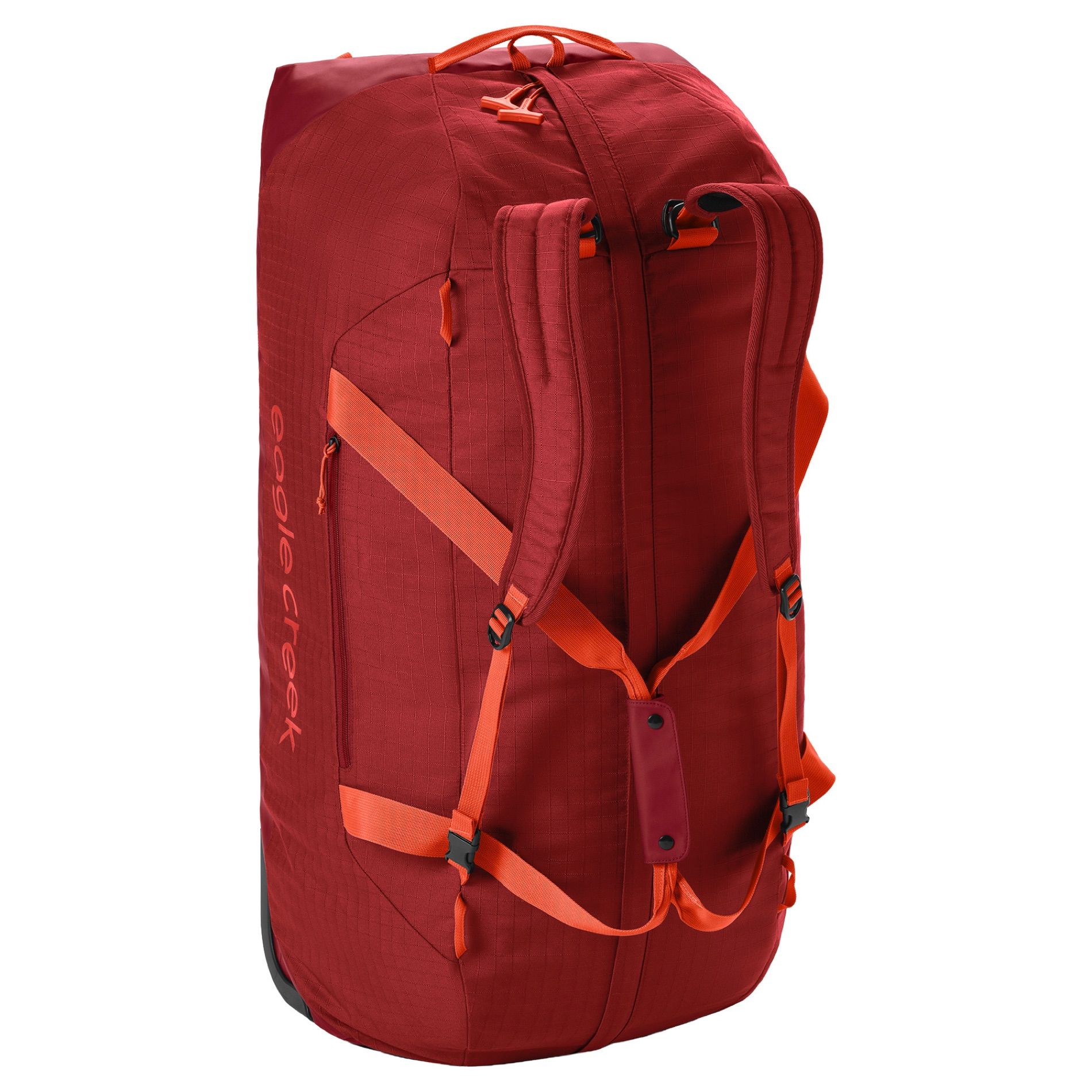 No Matter What Rolling Duffel 120L - cranberry red