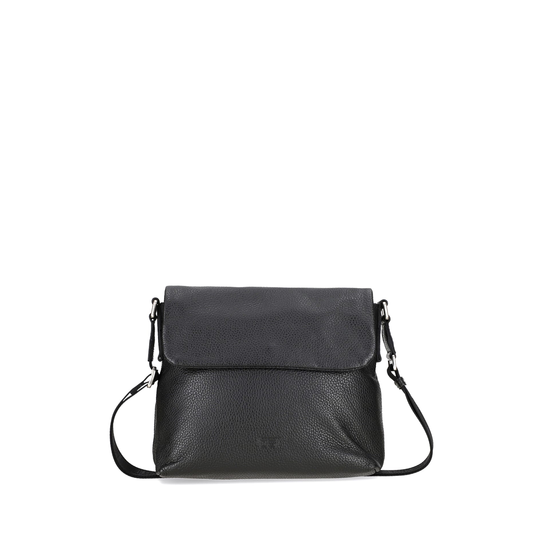 VIKA Umhängetasche mit Klappe - schwarz