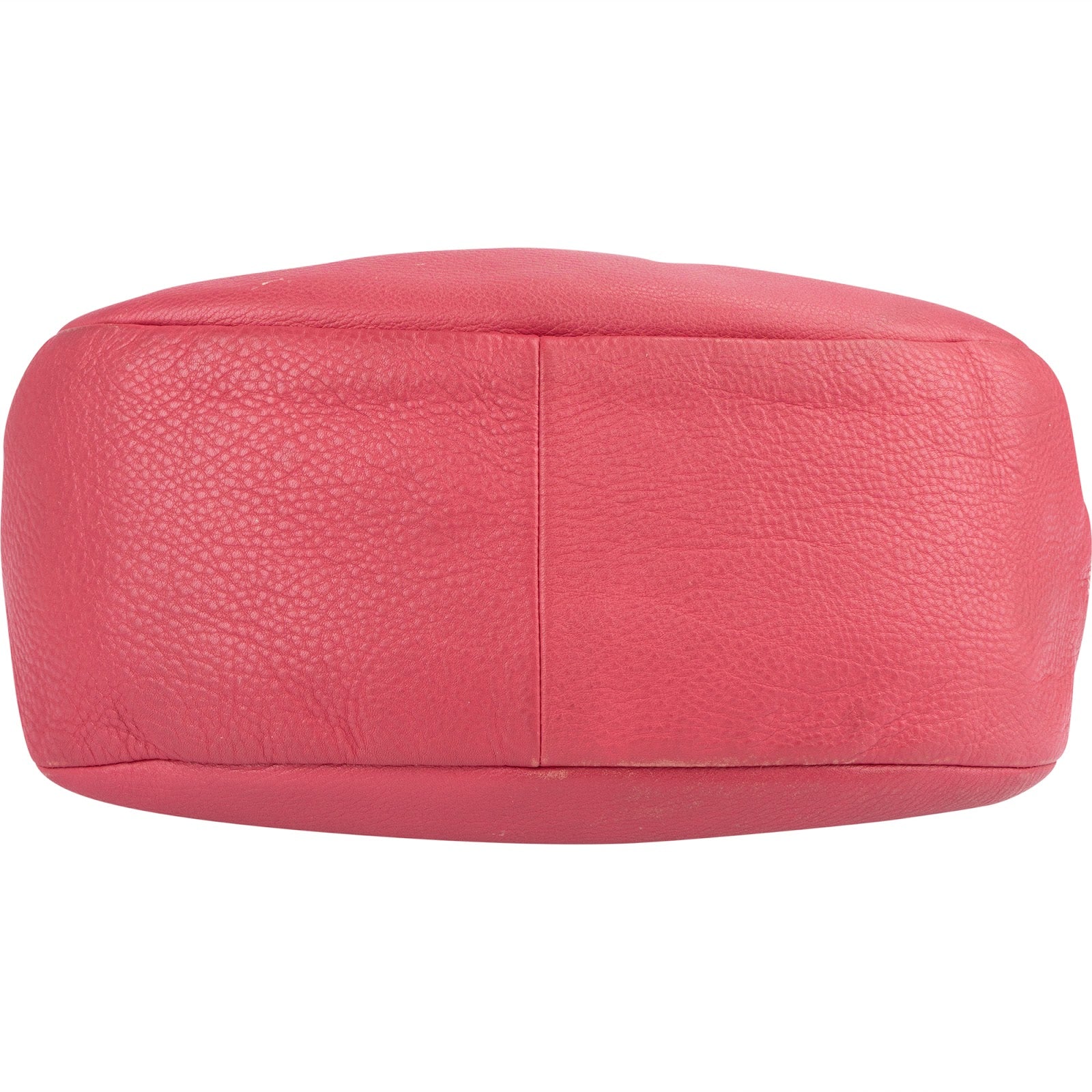 Prada Pink Leather Hobo Shoulder Bag
