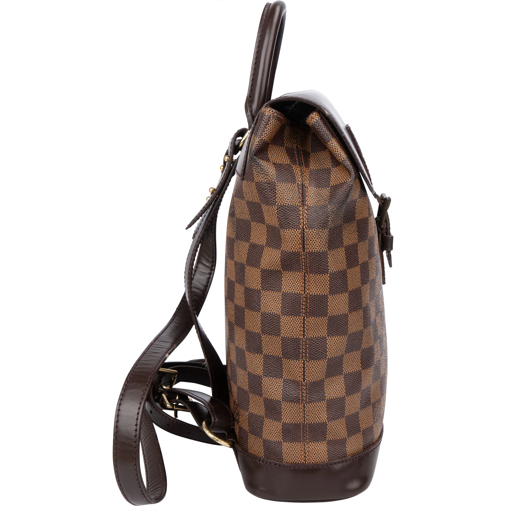Louis Vuitton Damier Ebene Monogram Soho Rucksack