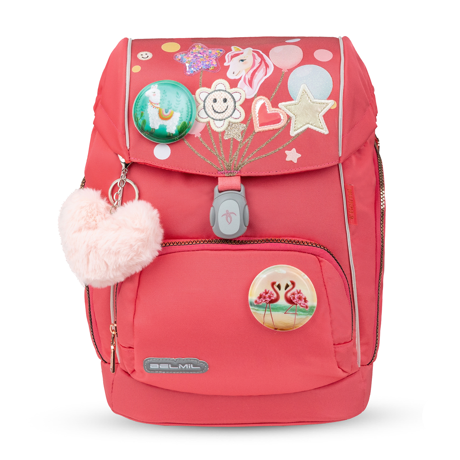 5-częściowy zestaw tornistrów Comfy Plus - Rose Quartz