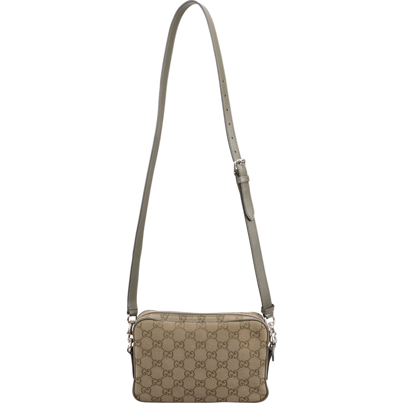 Gucci - GG Canvas Messenger Crossbody Bag