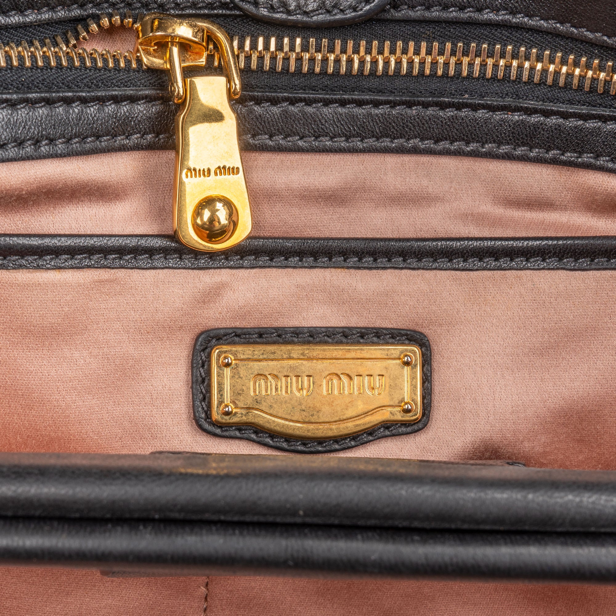 Miu Miu -Quilted Leather Handtasche