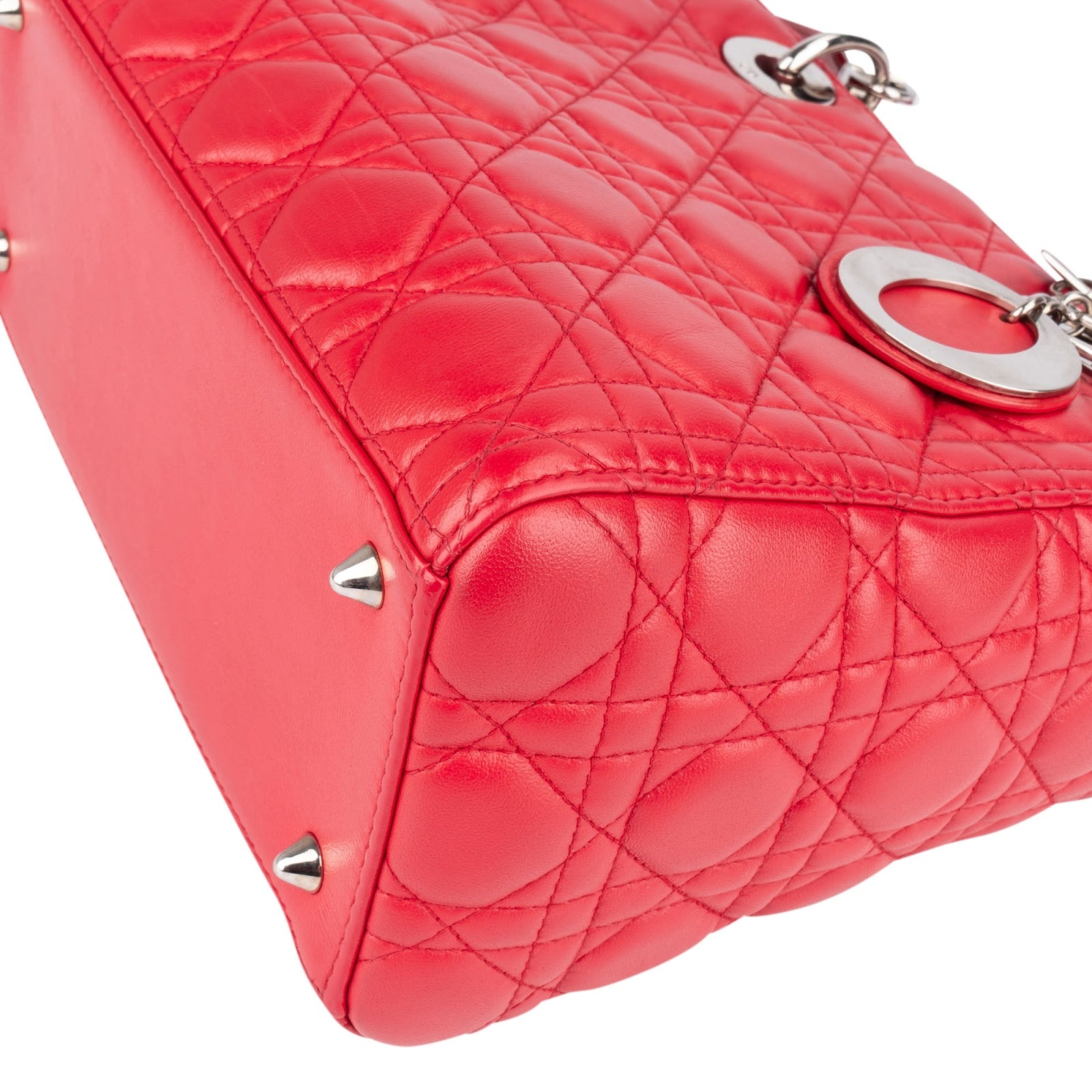 Sac à main Lady Dior en cuir matelassé Christian Dior