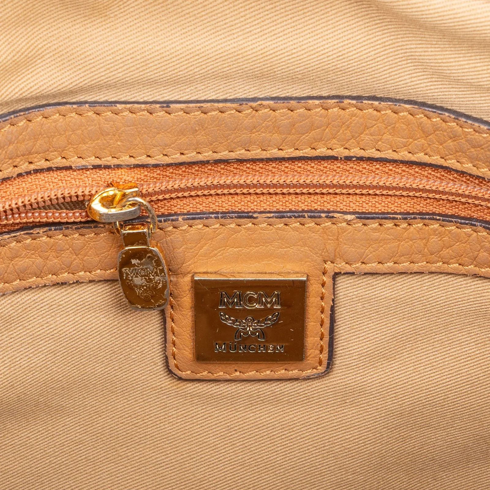 MCM Monogram Visetos Satchel Tote Shoulder Bag