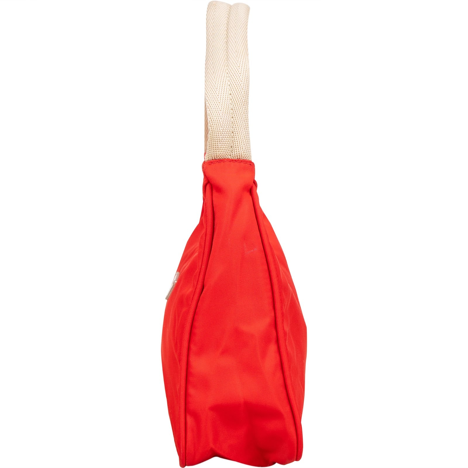 Prada Red Nylon Tessuto Mini Triangle Handbag