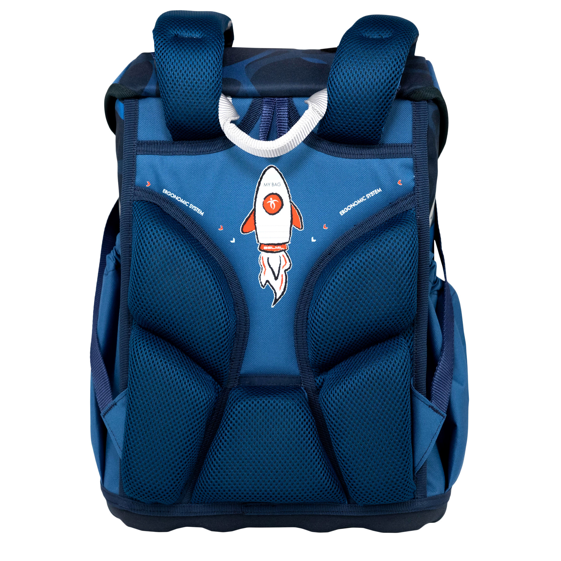 Belmil Maxi ergonomisches Schulranzen-Set 5-teilig "Wave Storm"