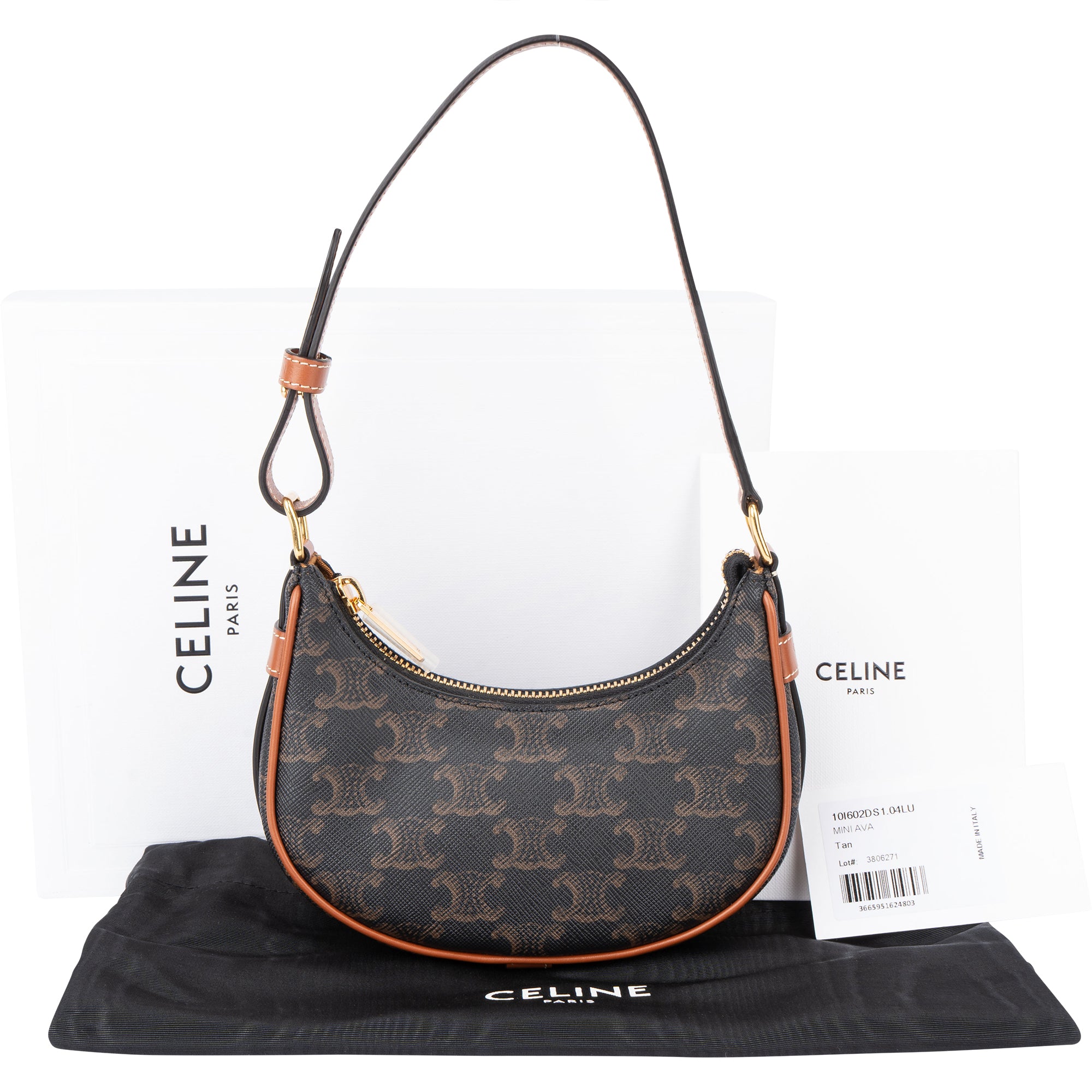 Celine Maccadam Monogram Mini Ava Handbag